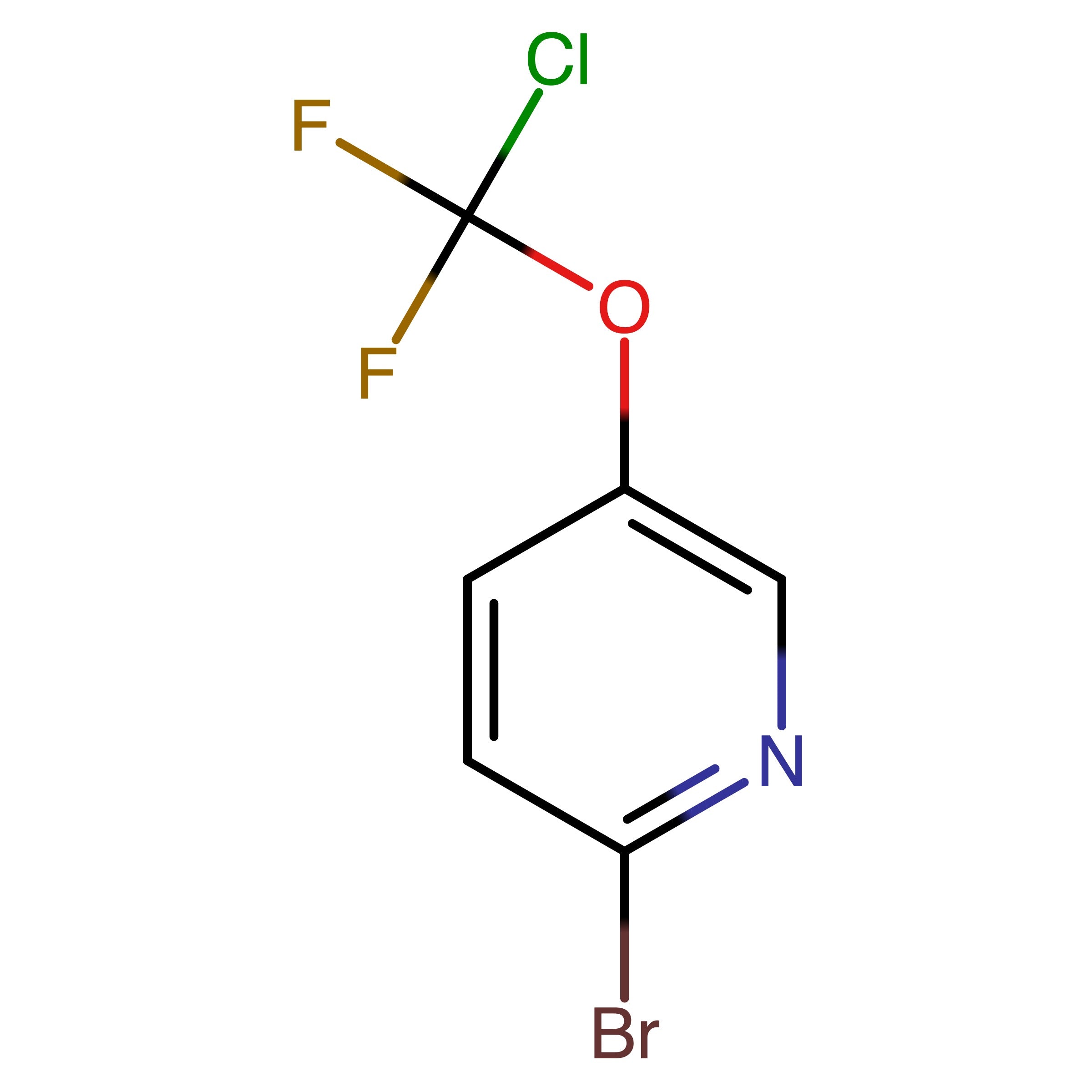 CAS 1286776-74-6 | 2-Bromo-5-(chlorodifluoromethoxy)pyridine | MFCD28335074