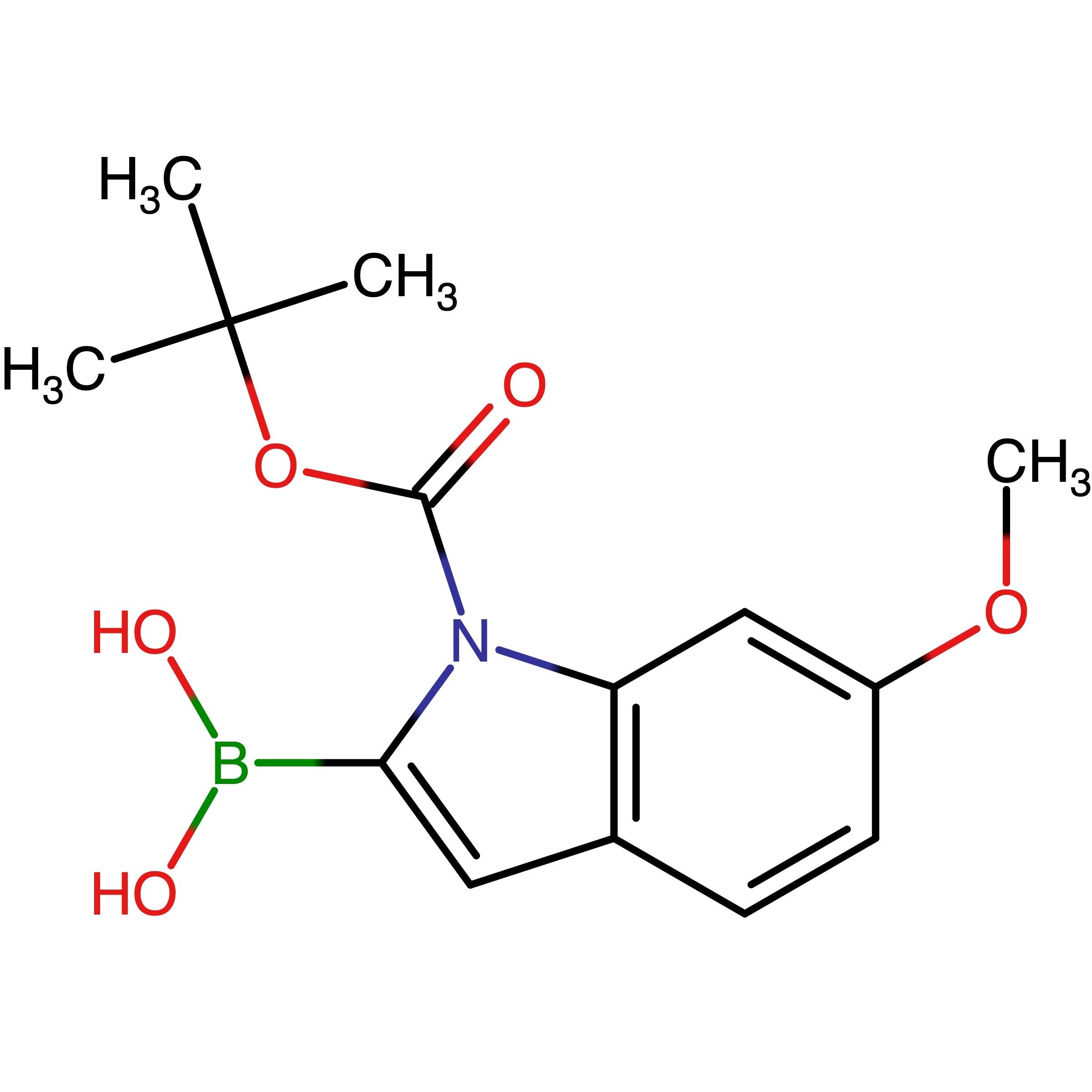 CAS 850568-65-9 | 1-BOC-6-methoxyindole-2-boronic acid | MFCD06659830