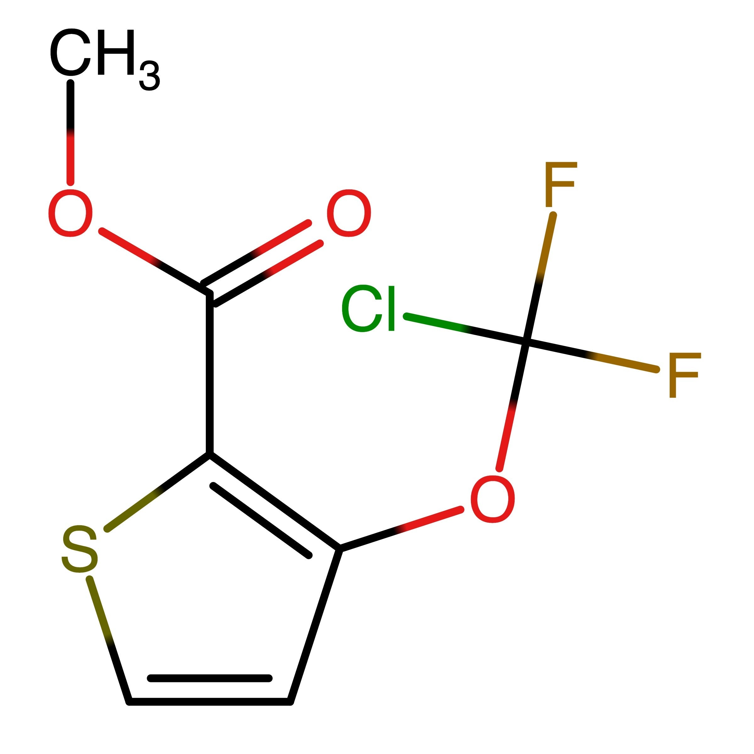 CAS 3006002-75-8 | Methyl 3-(chlorodifluoromethoxy)thiophene-2-carboxylate