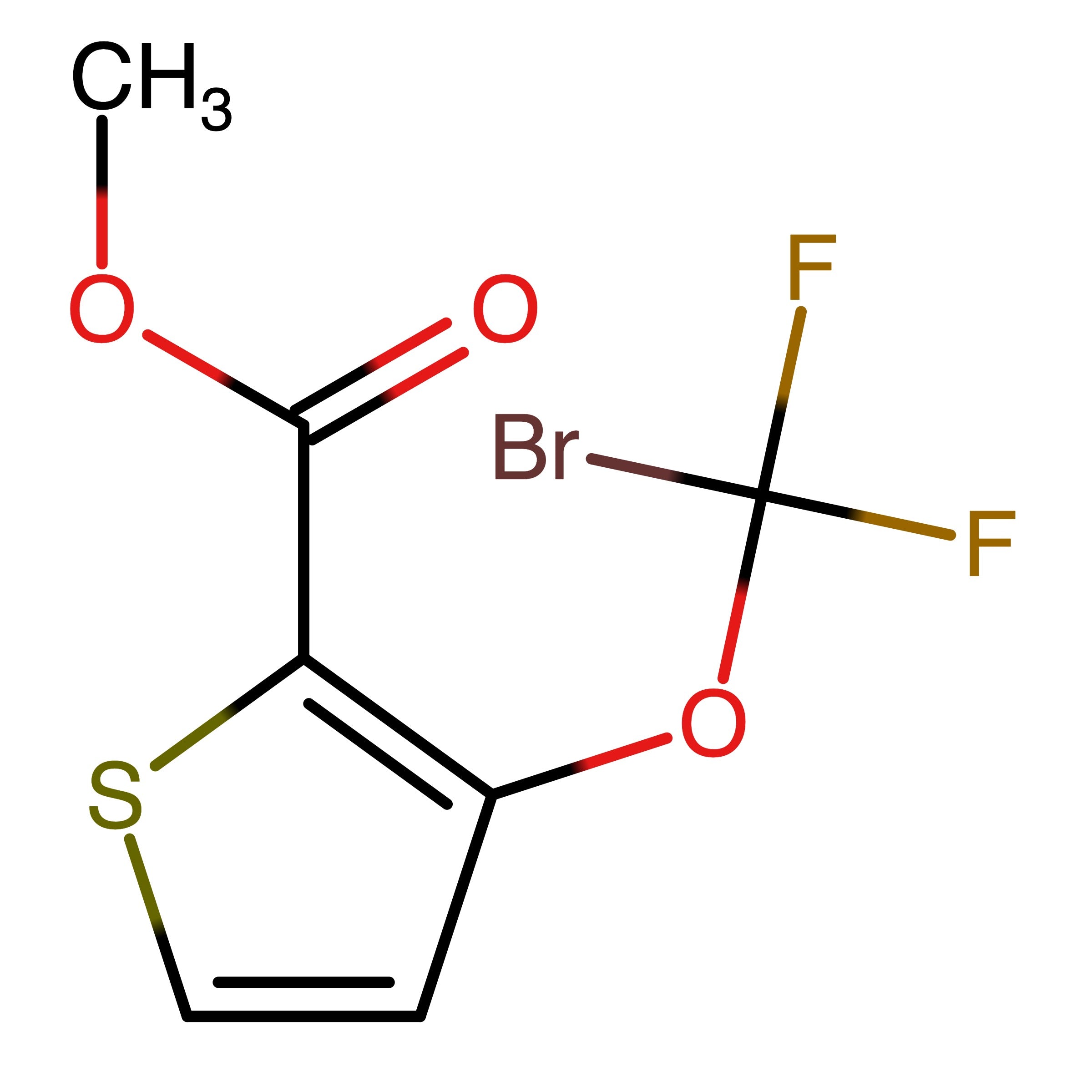 CAS 3006003-01-3 | Methyl 3-(bromodifluoromethoxy)thiophene-2-carboxylate
