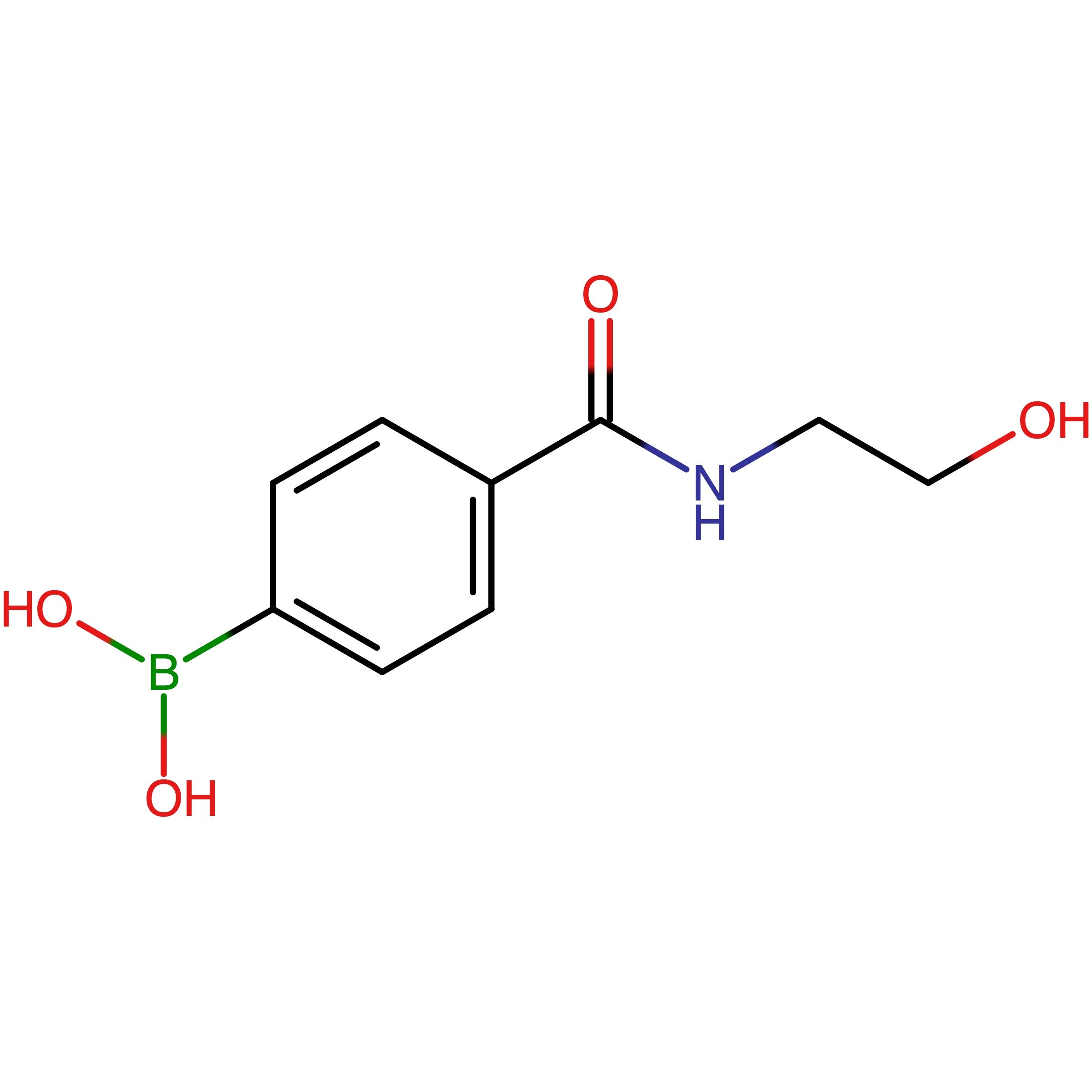 CAS 850593-04-3 | (4-((2-Hydroxyethyl)carbamoyl)phenyl)boronic acid | MFCD06659848