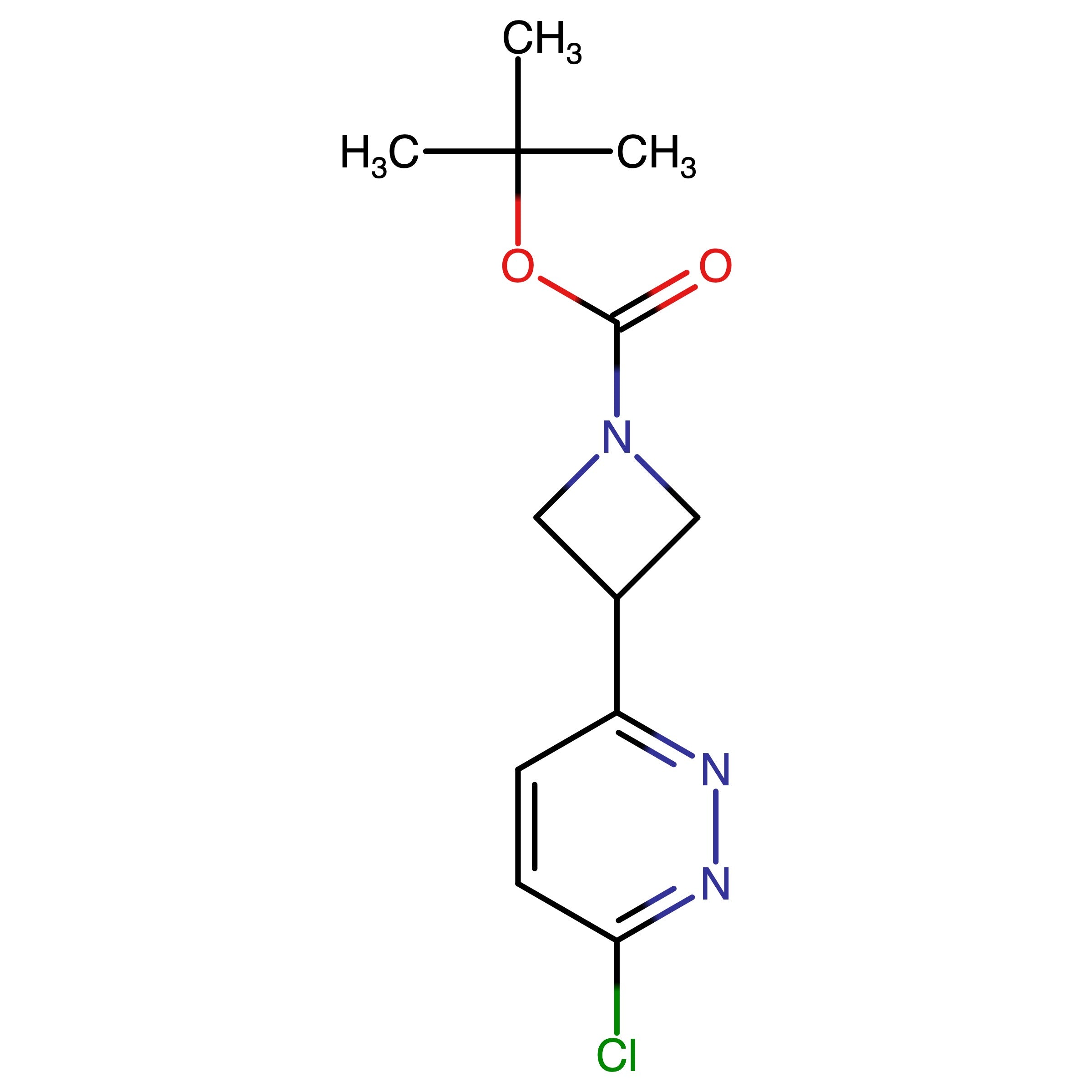 CAS 2385819-08-7 | tert-Butyl 3-(6-chloropyridazin-3-yl)azetidine-1-carboxylate | MFCD35081522