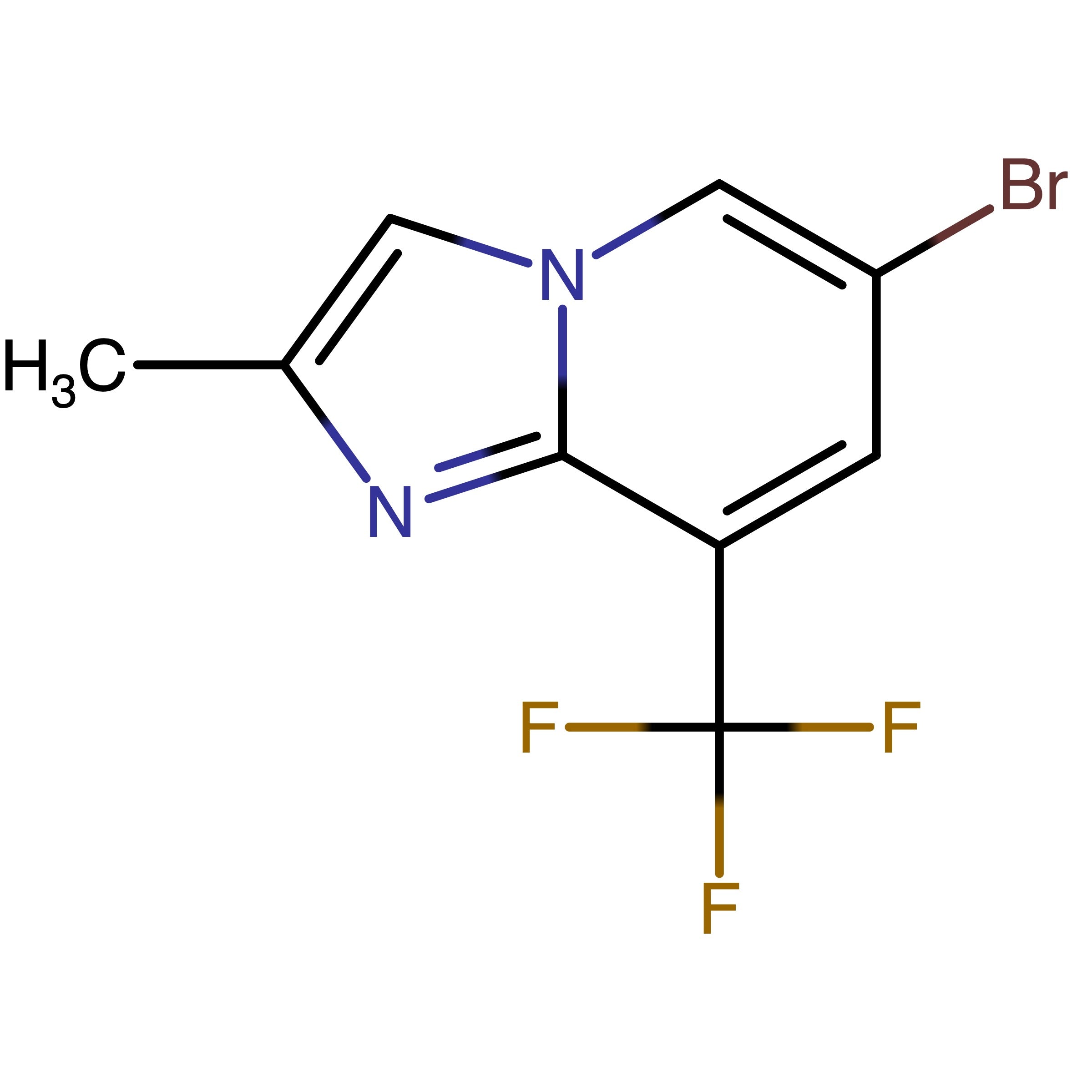 CAS 1643153-31-4 | 6-Bromo-2-methyl-8-(trifluoromethyl)imidazo[1,2-a]pyridine