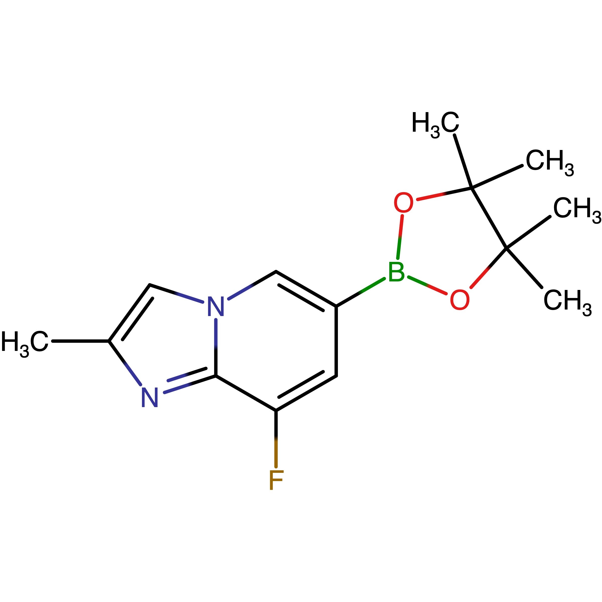CAS 1449599-86-3 | 8-Fluoro-2-methyl-6-(4,4,5,5-tetramethyl-1,3,2-dioxaborolan-2-yl)imidazo[1,2-a]pyridine | MFCD31915351