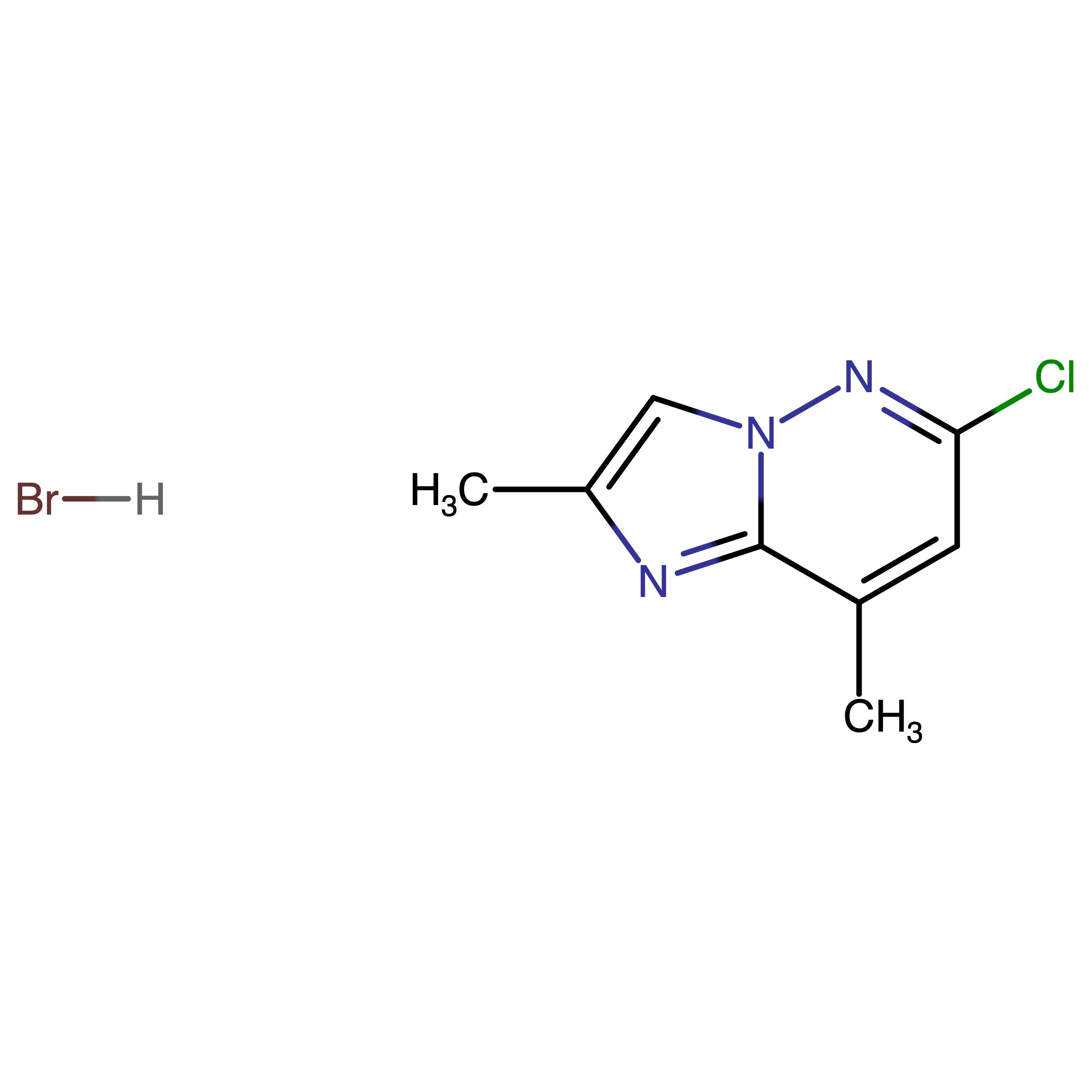 CAS 2930731-44-3 | 6-Chloro-2,8-dimethylimidazo[1,2-b]pyridazine hydrobromide