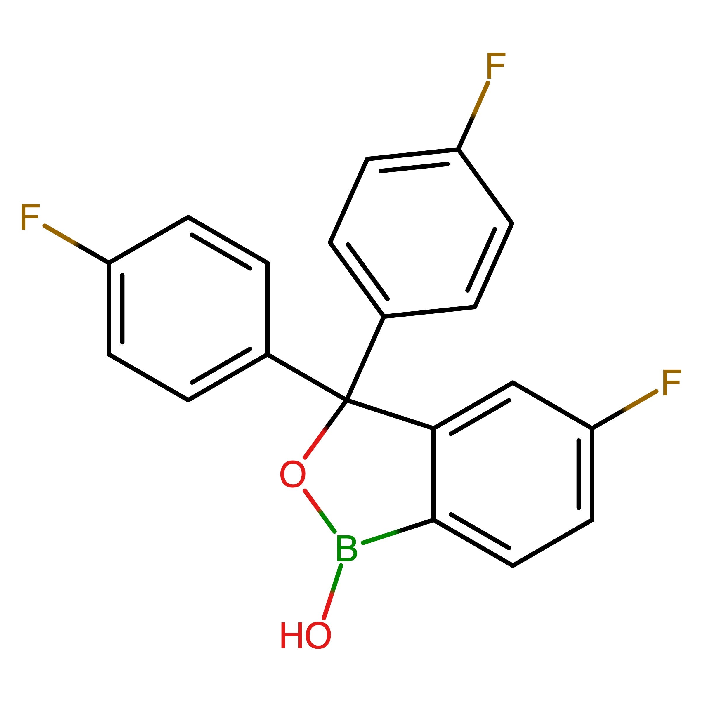 CAS 2366993-30-6 | 5-Fluoro-3,3-bis(4-fluorophenyl)-1-hydroxy-2,1-benzoxaborole | MFCD32641451