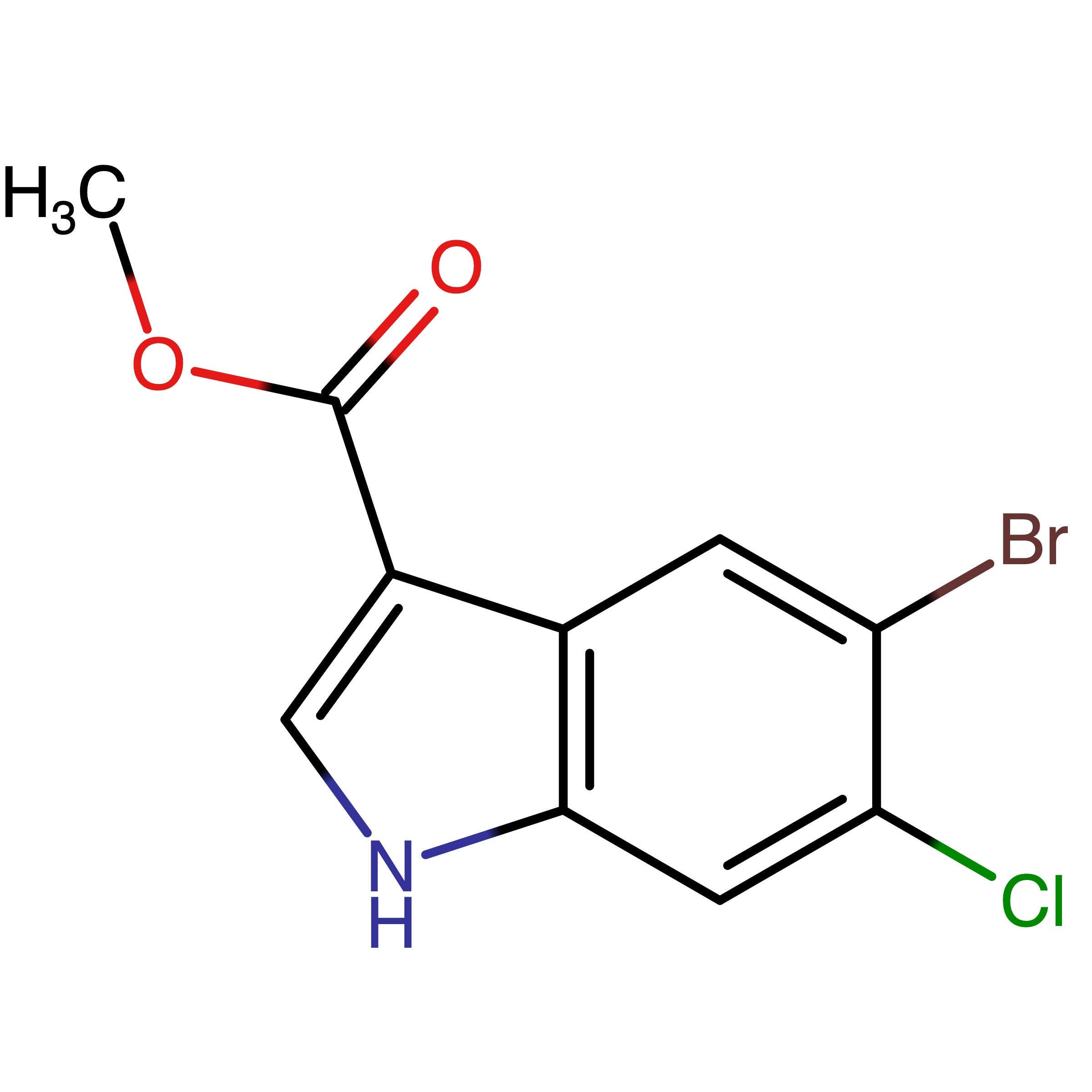 CAS 1467059-91-1 | Methyl5-bromo-6-chloro-1H-indole-3-carboxylate | MFCD27987753