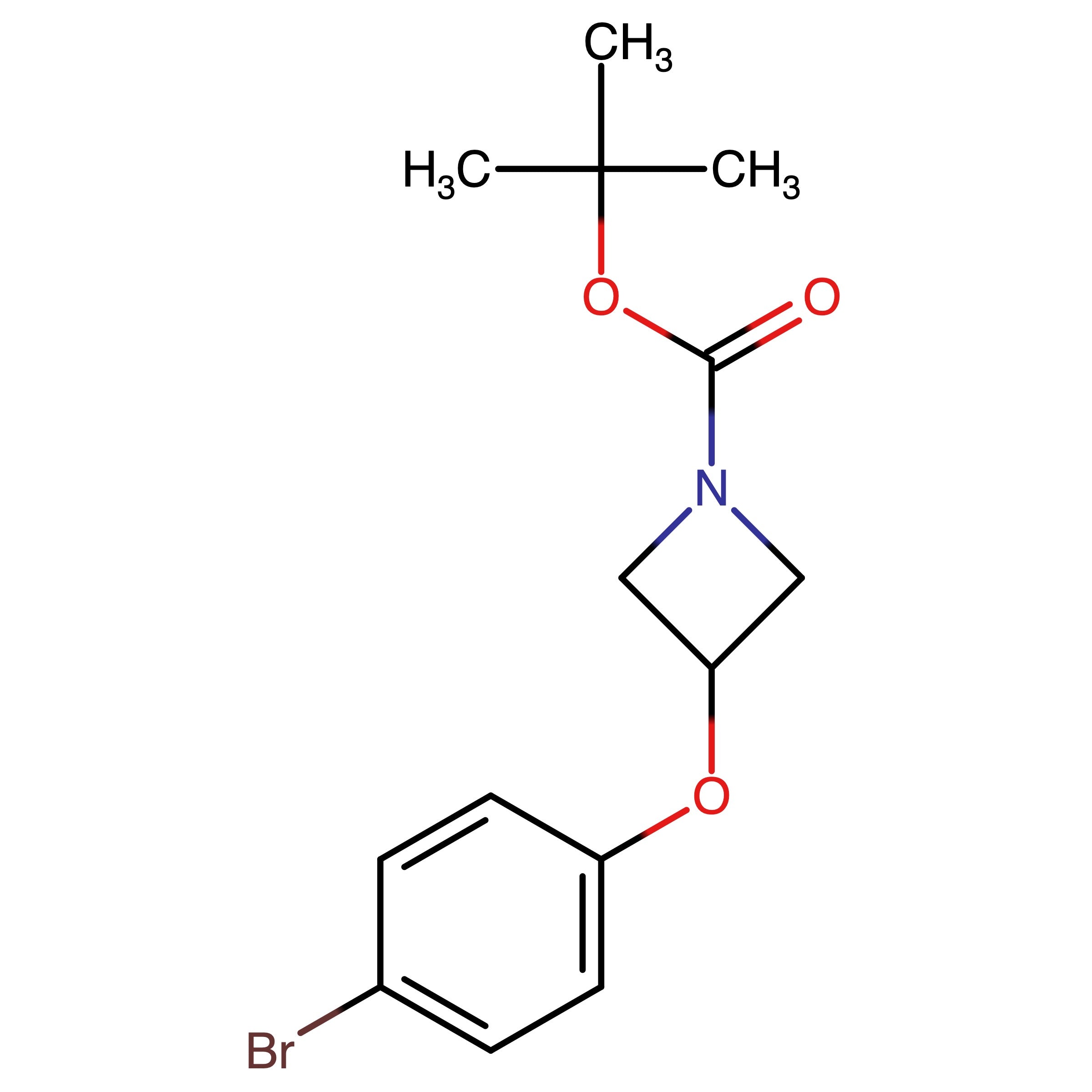 CAS 960402-39-5 | tert-Butyl 3-(4-bromophenoxy)azetidine-1-carboxylate | MFCD17215696