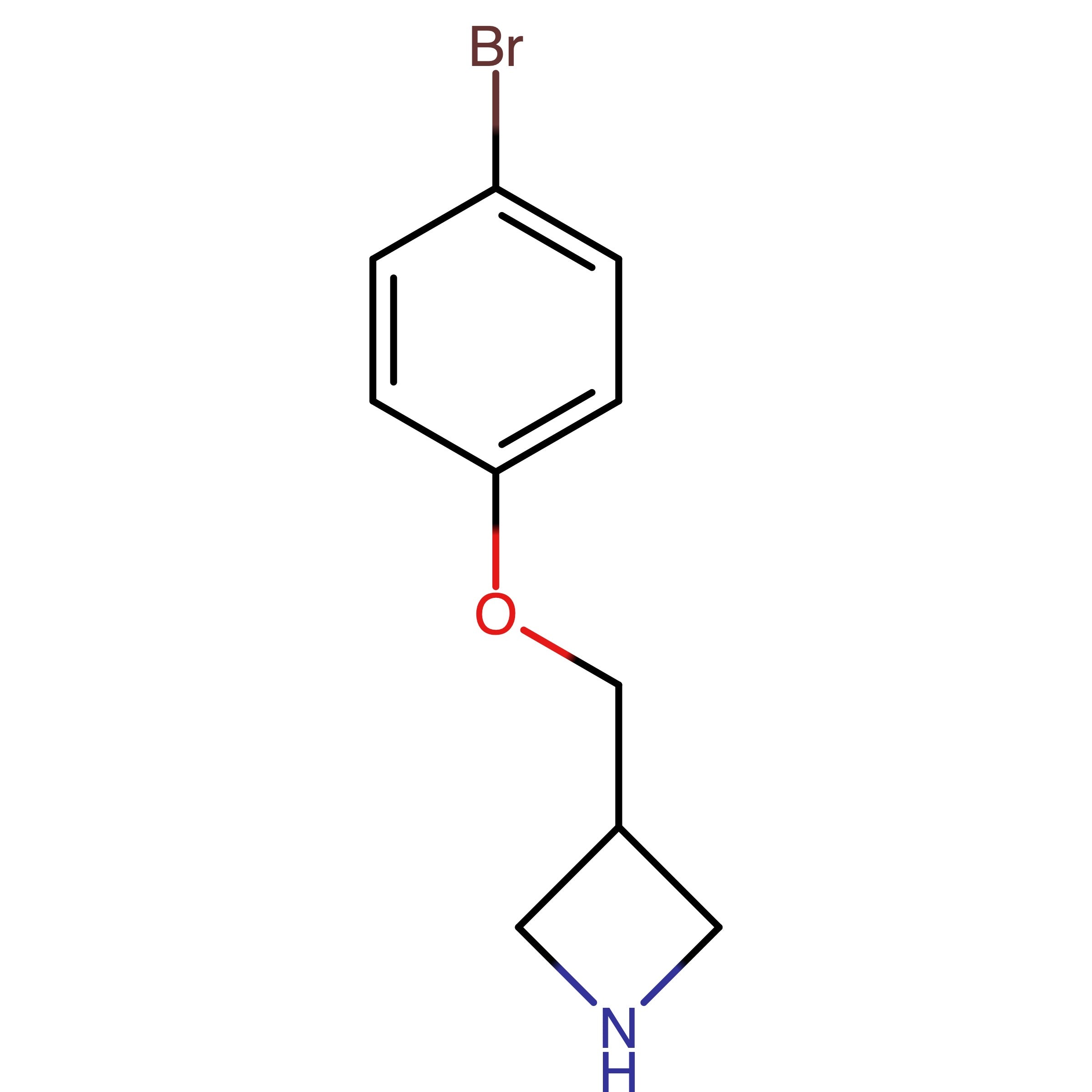 CAS 954224-32-9 | 3-((4-Bromophenoxy)methyl)azetidine