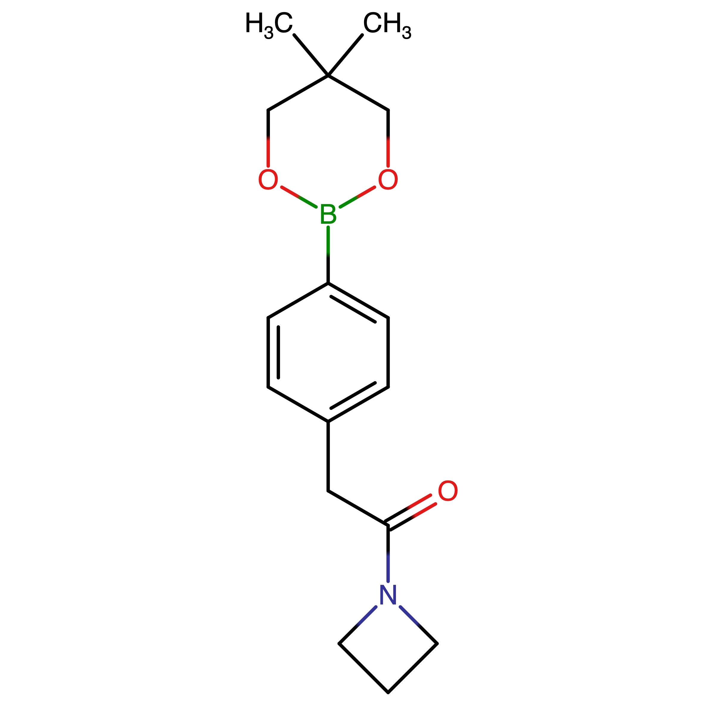 CAS 1467060-10-1 | 1-(Azetidin-1-yl)-2-(4-(5,5-dimethyl-1,3,2-dioxaborinan-2-yl)phenyl)ethan-1-one | MFCD28133723