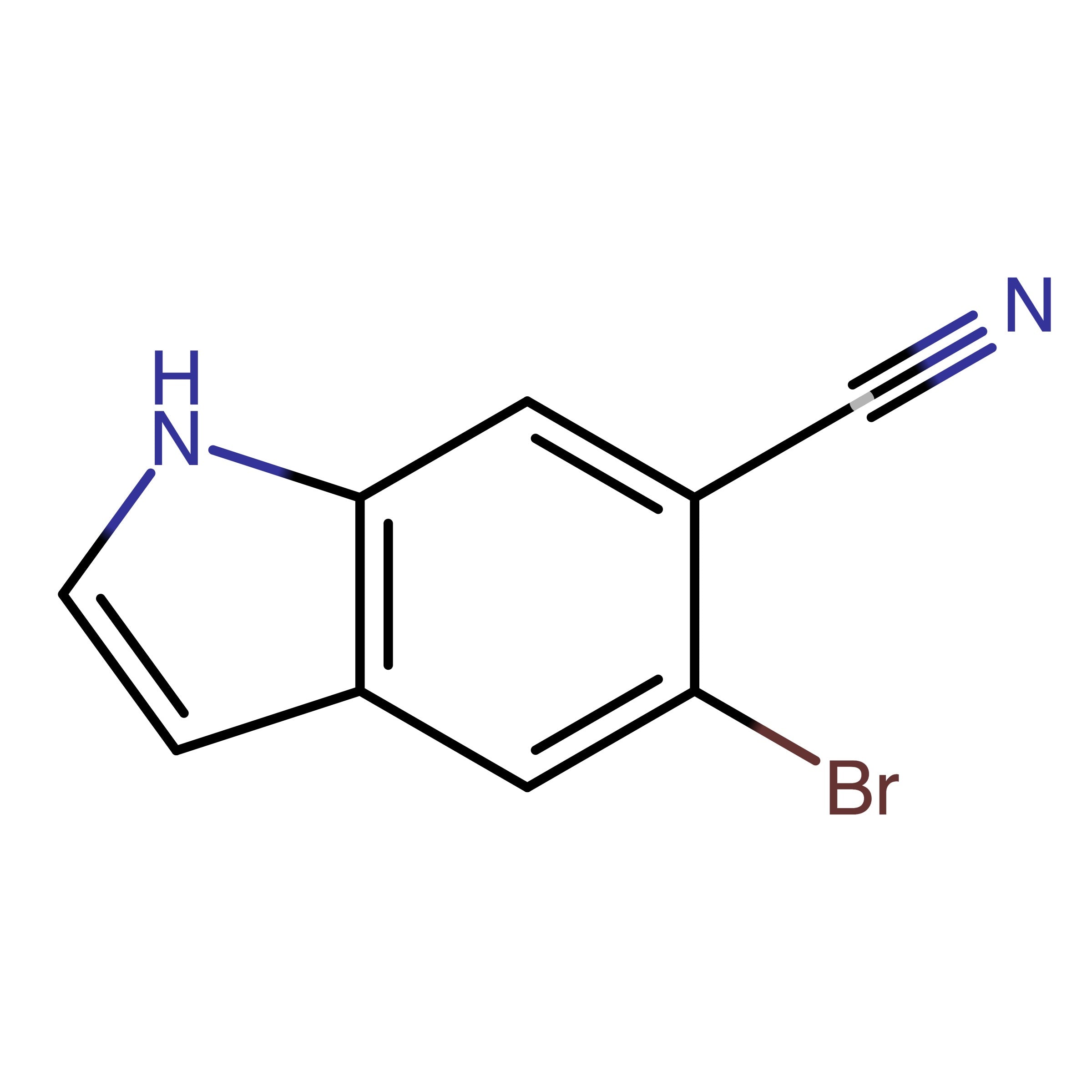 CAS 1467060-13-4 | 5-Bromo-1H-indole-6-carbonitrile | MFCD27987759
