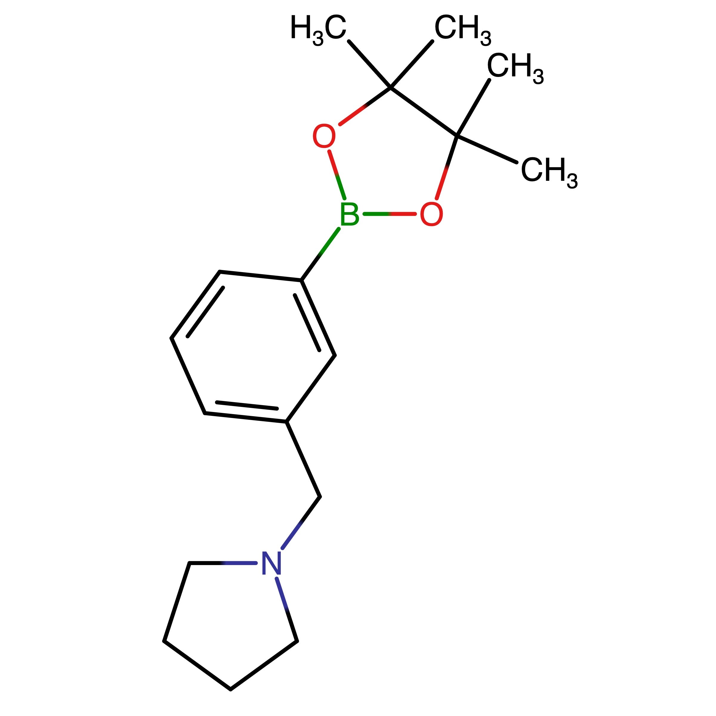 CAS 884507-45-3 | 1-(3-(4,4,5,5-Tetramethyl-1,3,2-dioxaborolan-2-yl)benzyl)pyrrolidine | MFCD08741425