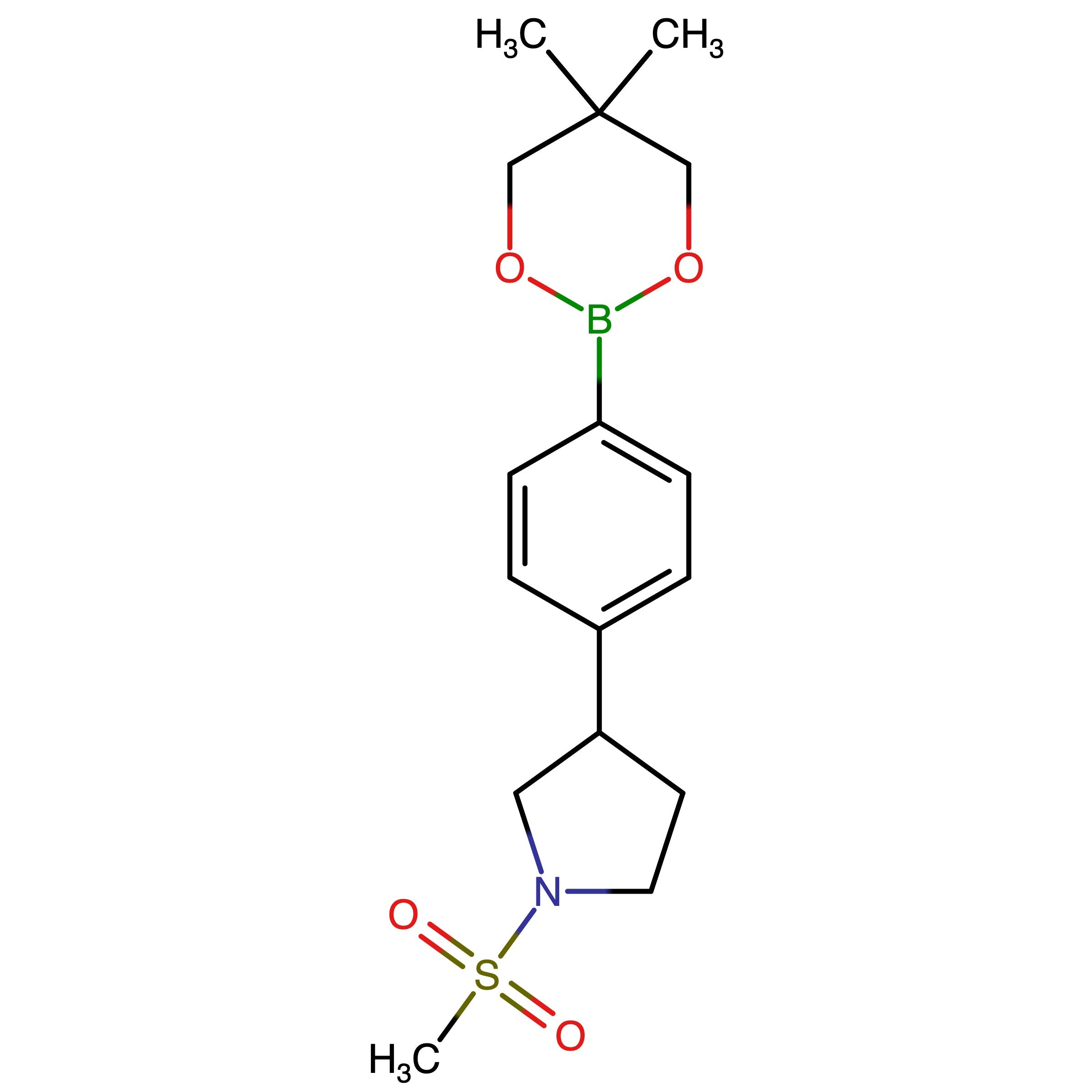 CAS 1467060-26-9 | 3-(4-(5,5-Dimethyl-1,3,2-dioxaborinan-2-yl)phenyl)-1-(methylsulfonyl)pyrrolidine | MFCD28133732
