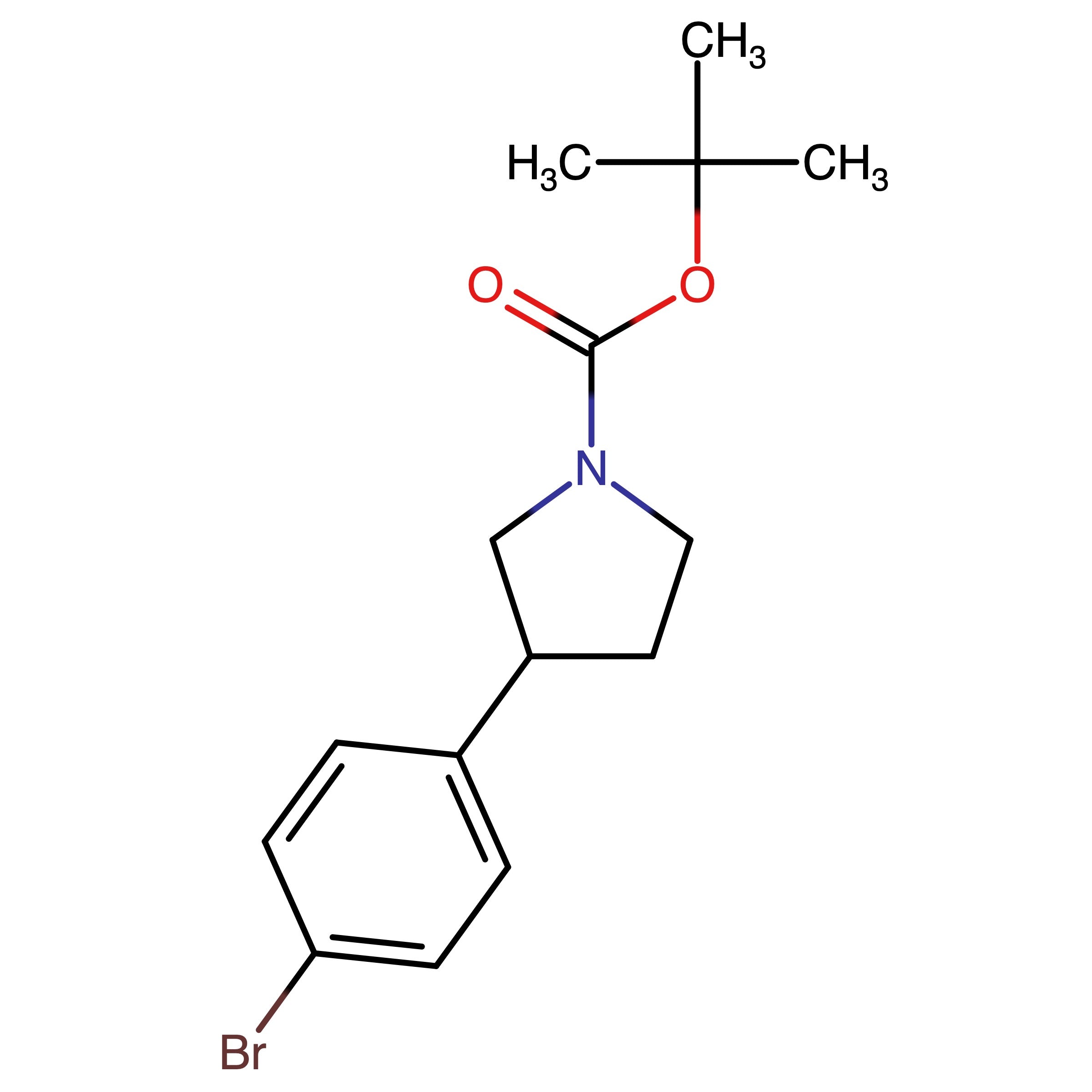 CAS 1467060-28-1 | tert-Butyl 3-(4-bromophenyl)pyrrolidine-1-carboxylate | MFCD11223593