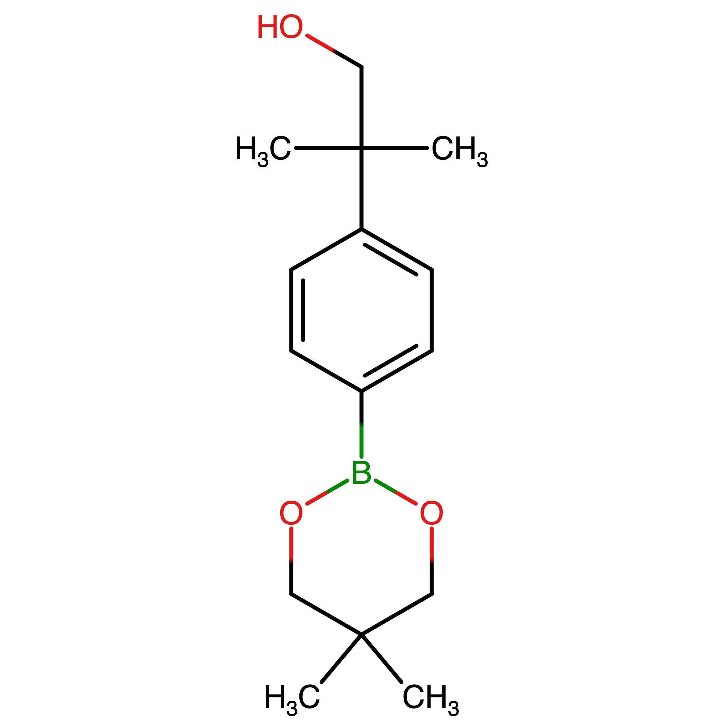 CAS 1467060-49-6 | 2-(4-(5,5-Dimethyl-1,3,2-dioxaborinan-2-yl)phenyl)-2-methylpropan-1-ol | MFCD28133743