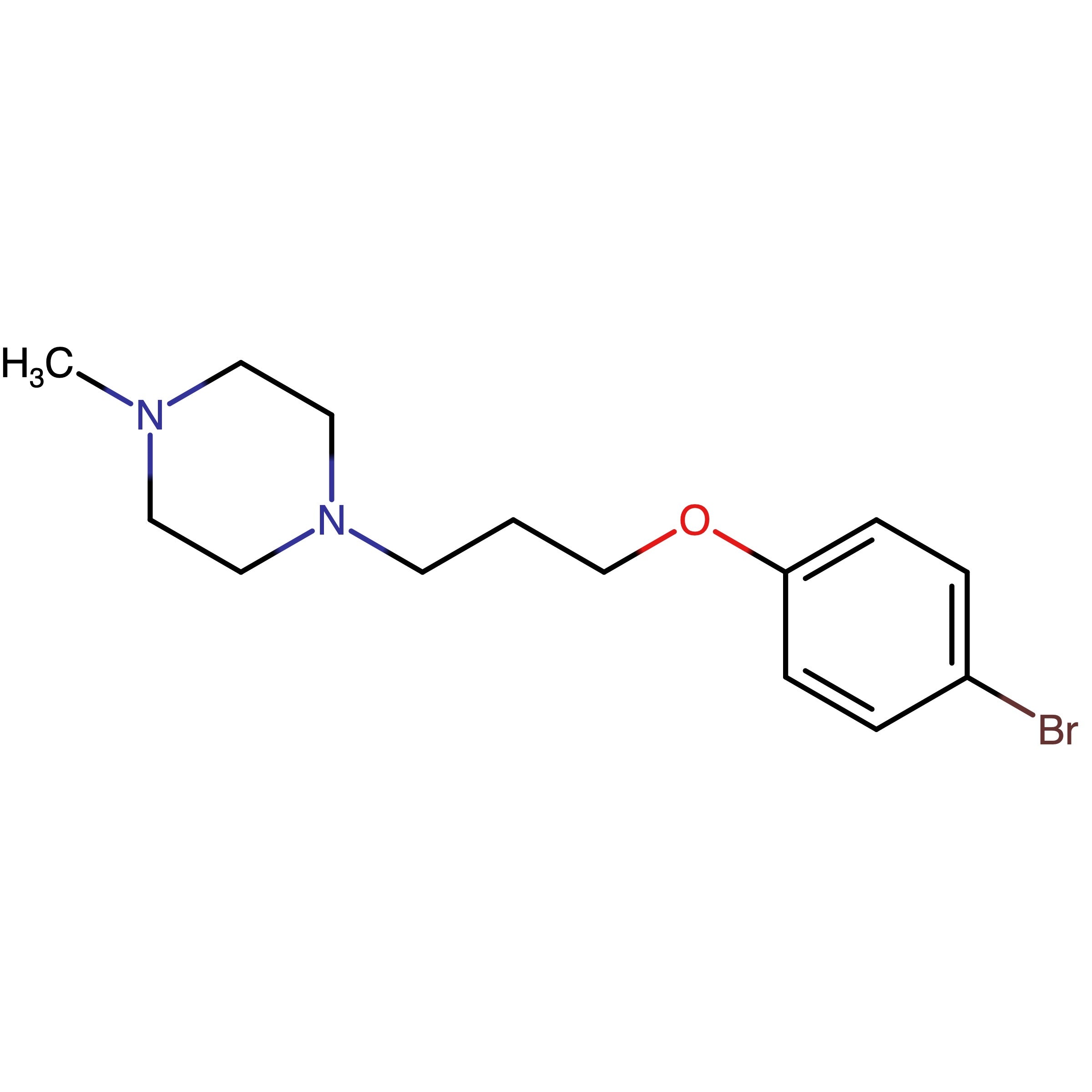 CAS 93699-37-7 | 1-(3-(4-Bromophenoxy)propyl)-4-methylpiperazine | MFCD02108511
