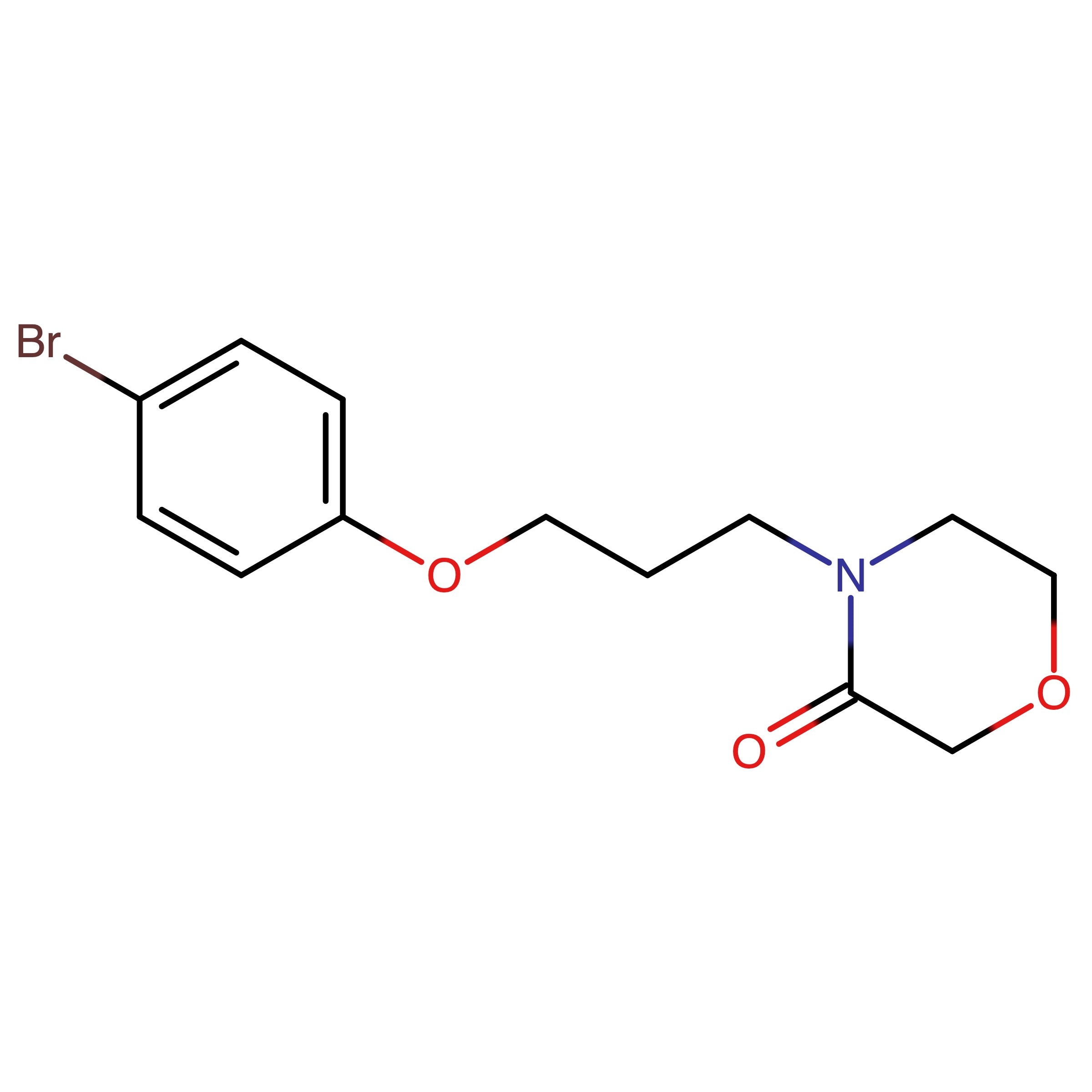 CAS 1467060-89-4 | 4-(3-(4-Bromophenoxy)propyl)morpholin-3-one | MFCD28133785