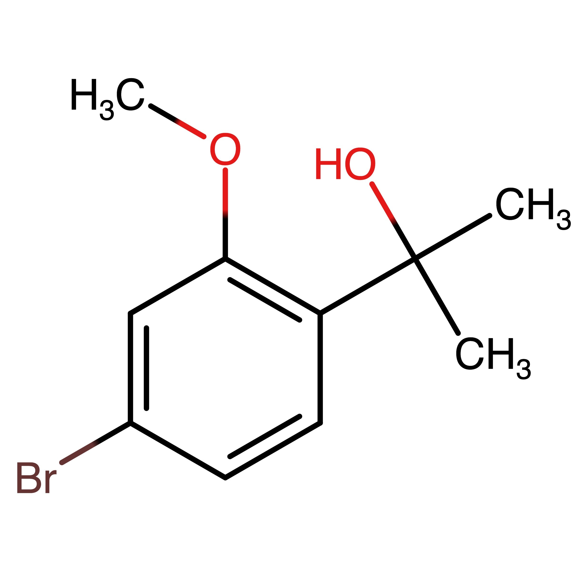 CAS 1467060-94-1 | 2-(4-Bromo-2-methoxyphenyl)propan-2-ol | MFCD28133786