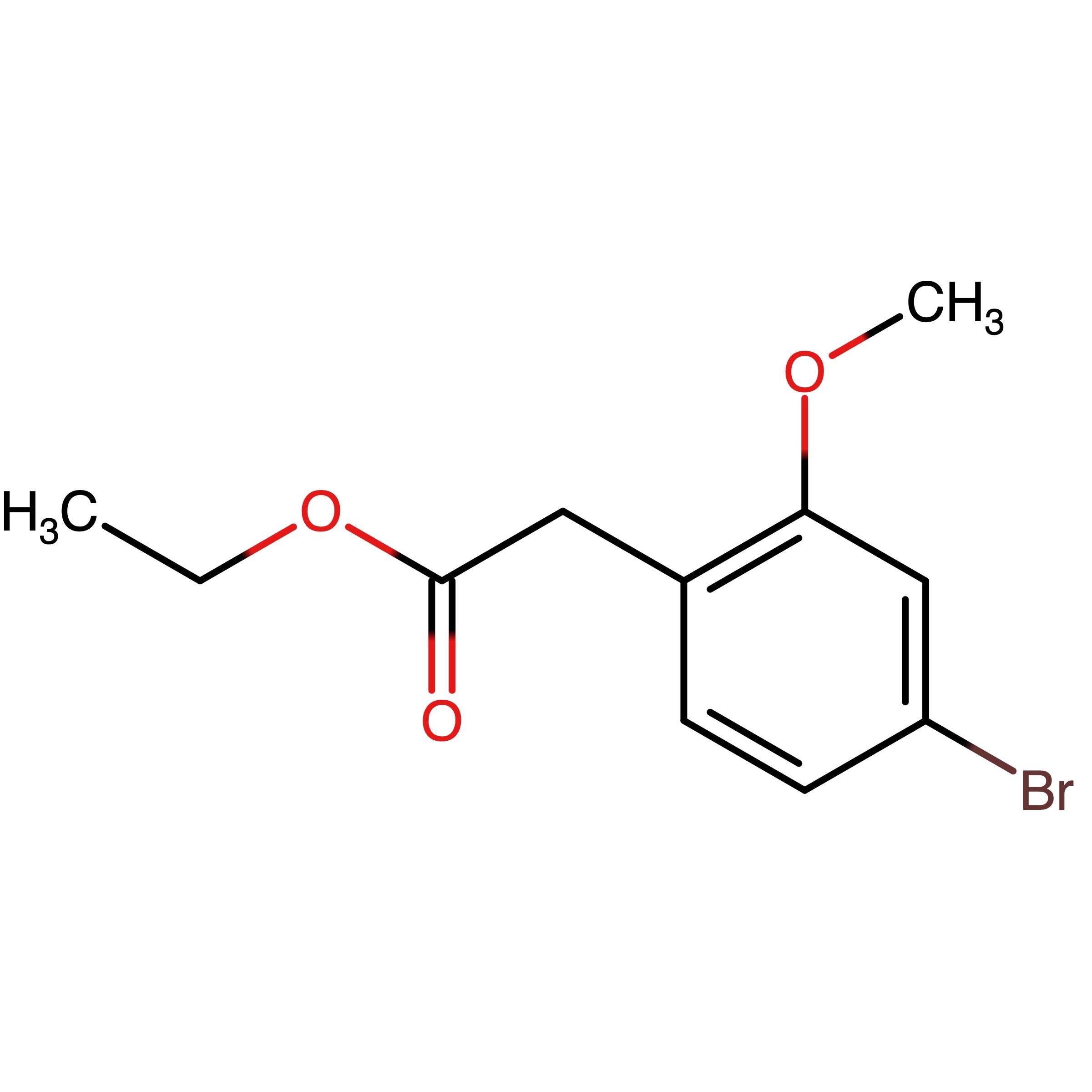 CAS 1261570-38-0 | Ethyl 2-(4-bromo-2-methoxyphenyl)acetate | MFCD18395960