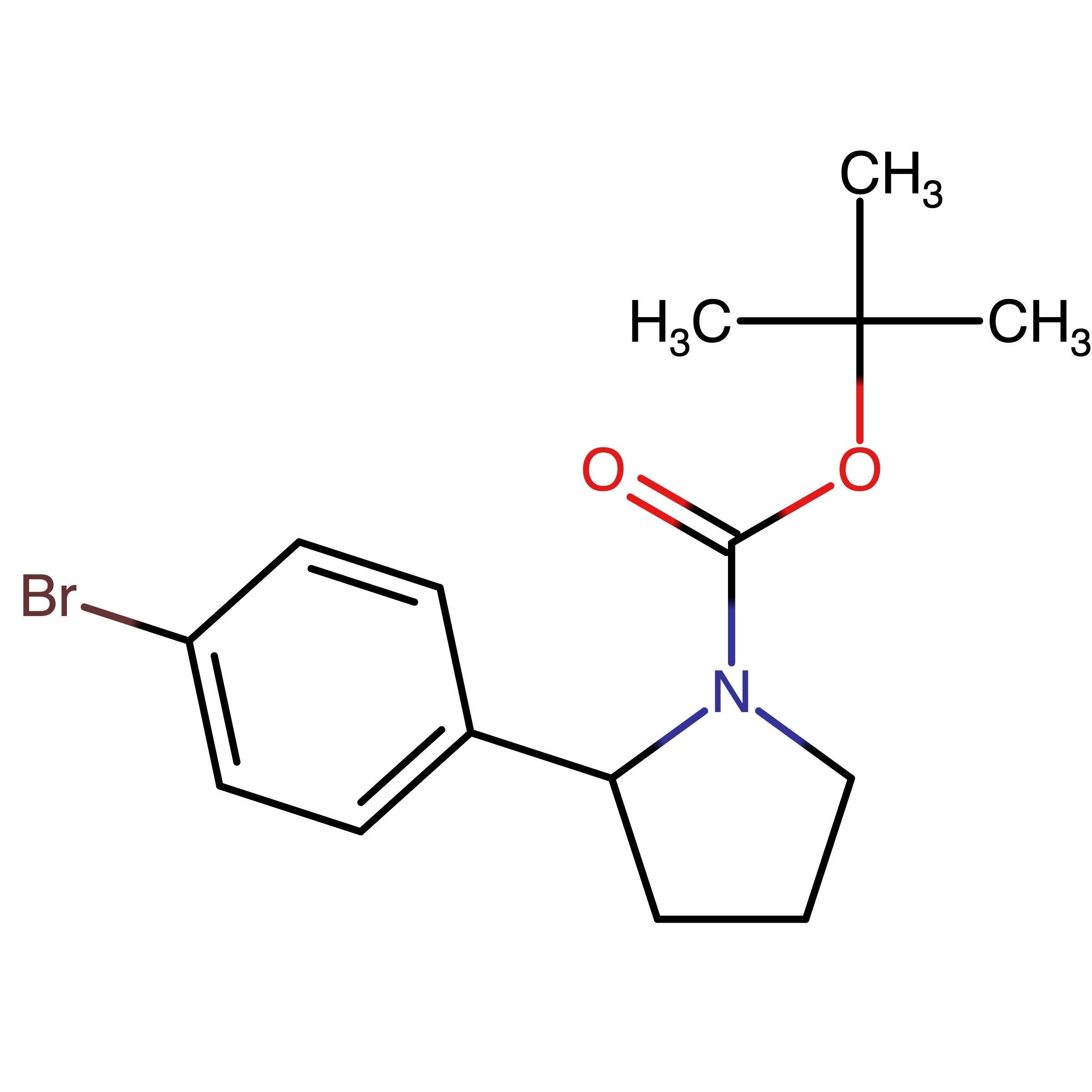 CAS 943750-38-7 | tert-Butyl 2-(4-bromophenyl)pyrrolidine-1-carboxylate | MFCD11506307