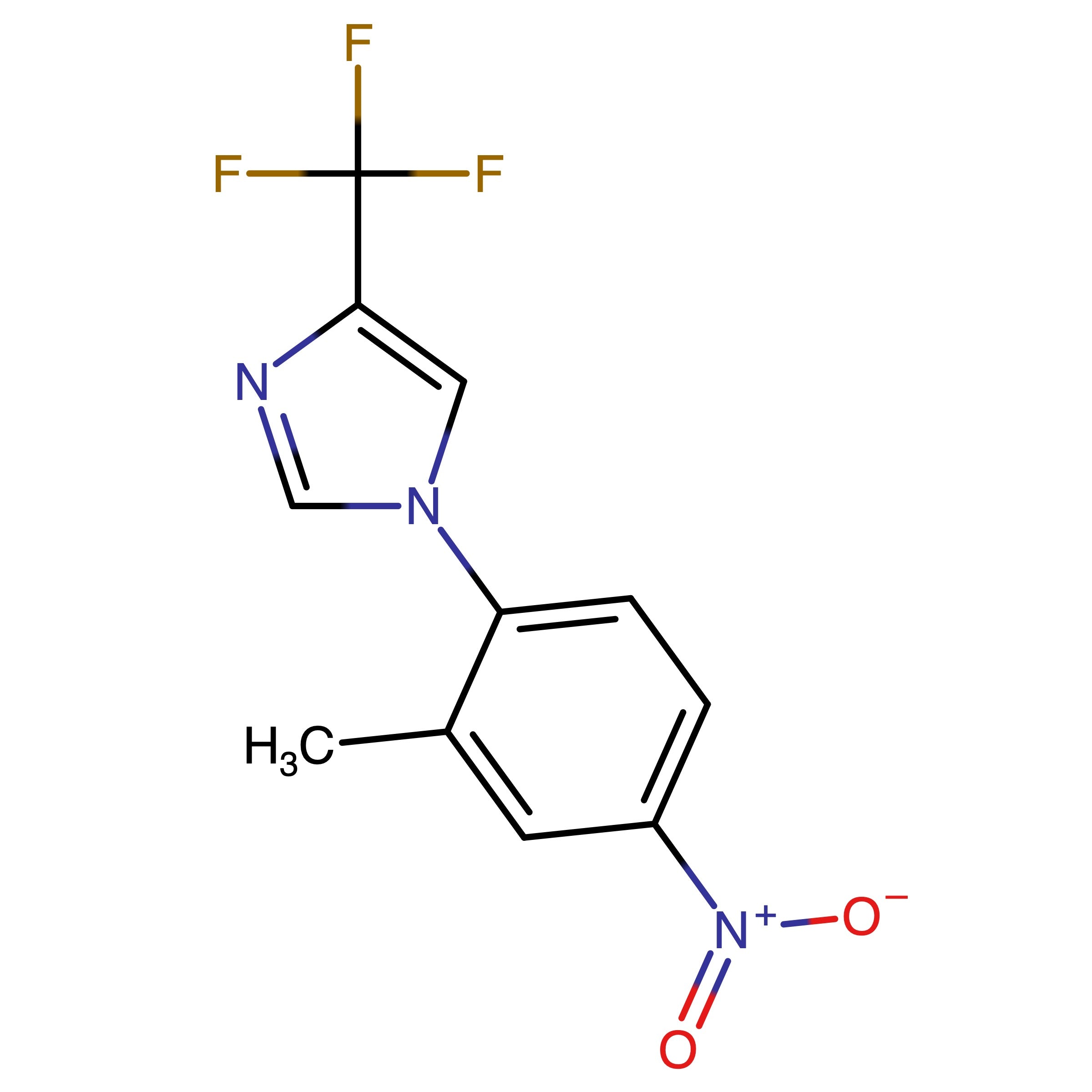 CAS 1393125-28-4 | 1-(2-Methyl-4-nitrophenyl)-4-(trifluoromethyl)-1H-imidazole
