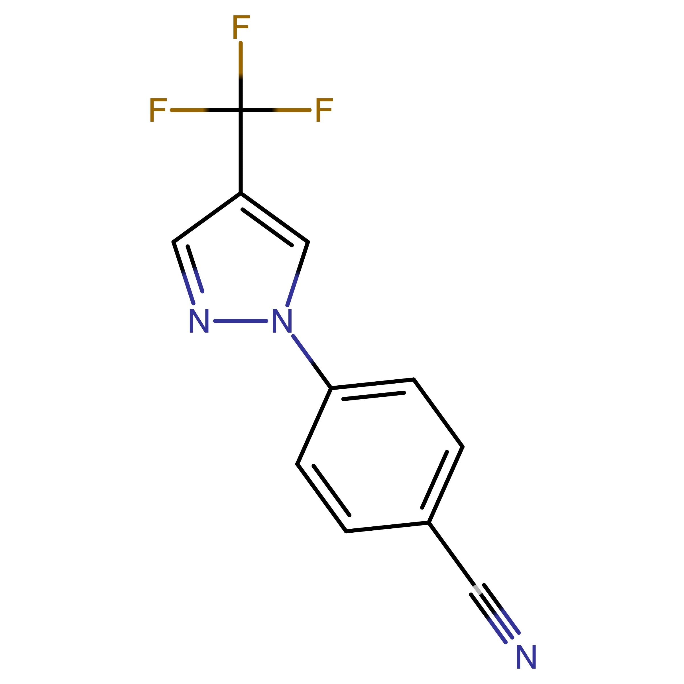 CAS 1393125-34-2 | 4-(4-(Trifluoromethyl)-1H-pyrazol-1-yl)benzonitrile