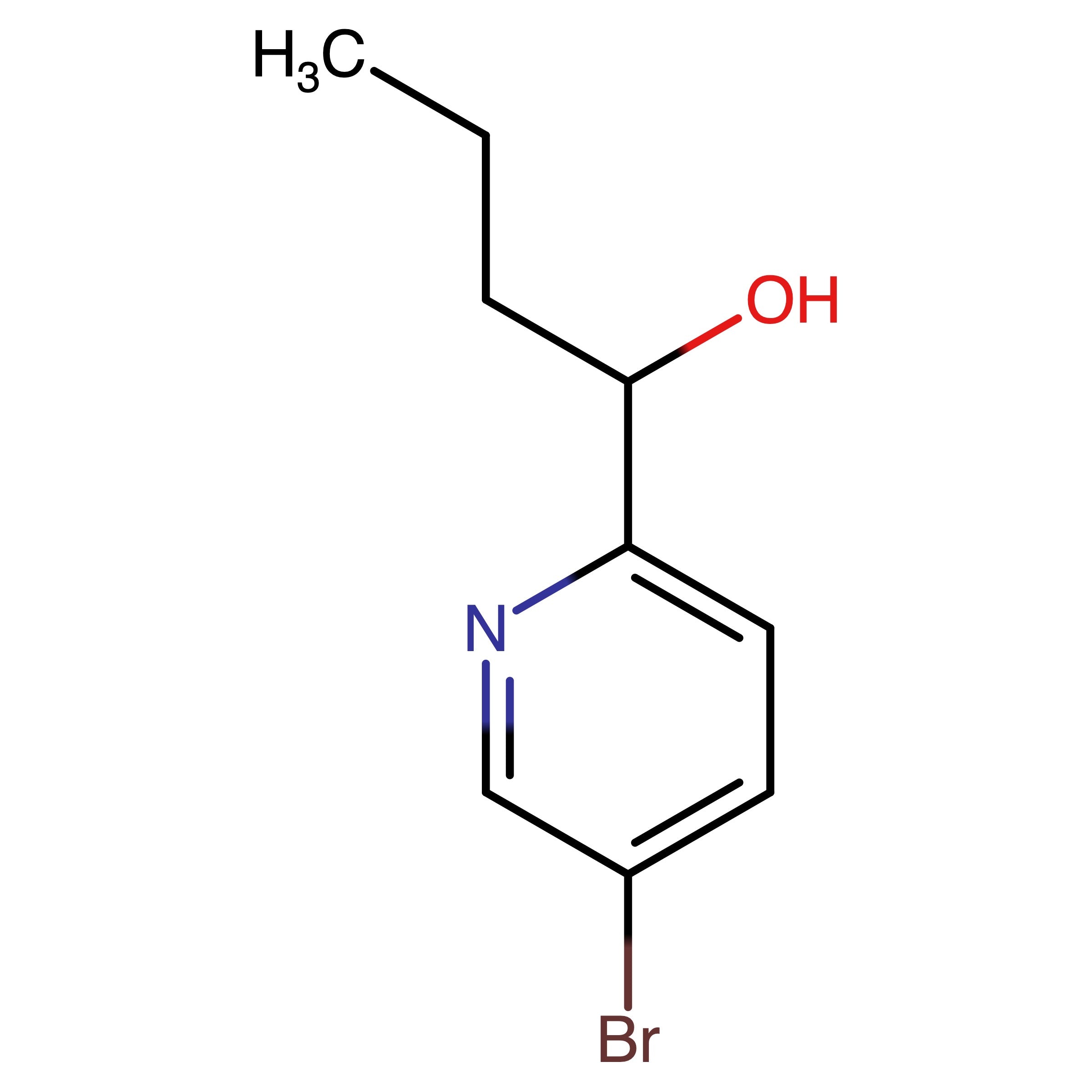 CAS 823806-43-5 | 1-(5-Bromopyridin-2-yl)butan-1-ol | MFCD07776422