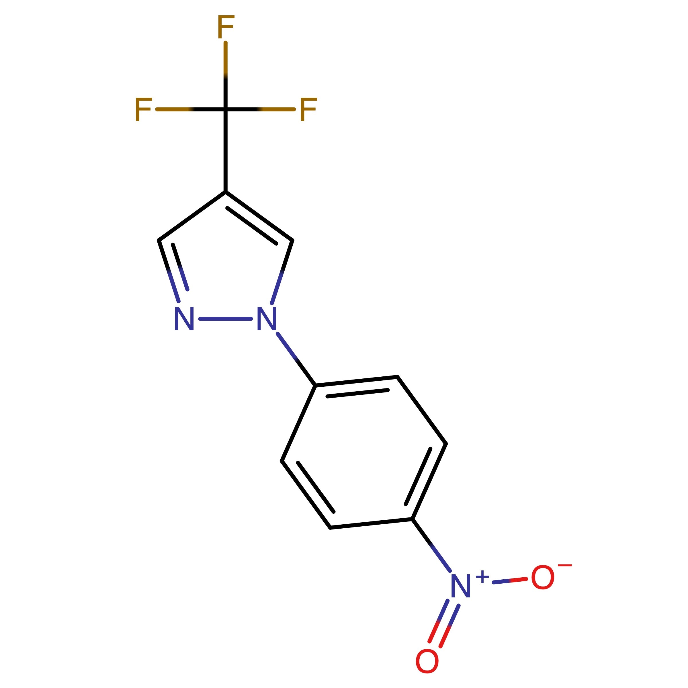 CAS 1393125-56-8 | 1-(4-Nitrophenyl)-4-(trifluoromethyl)-1H-pyrazole | MFCD28023542