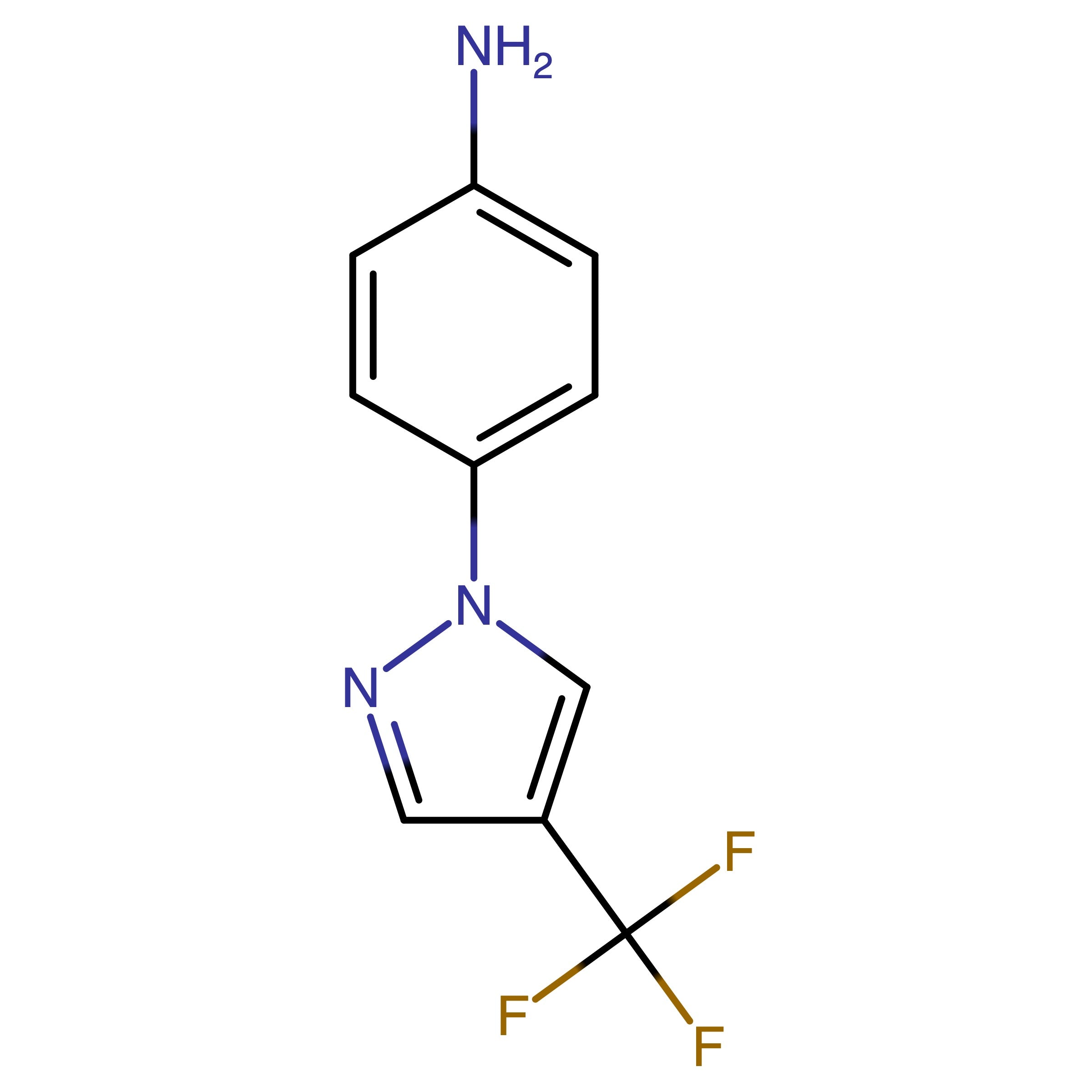 CAS 1393125-57-9 | 4-(4-(Trifluoromethyl)-1H-pyrazol-1-yl)aniline | MFCD19438170