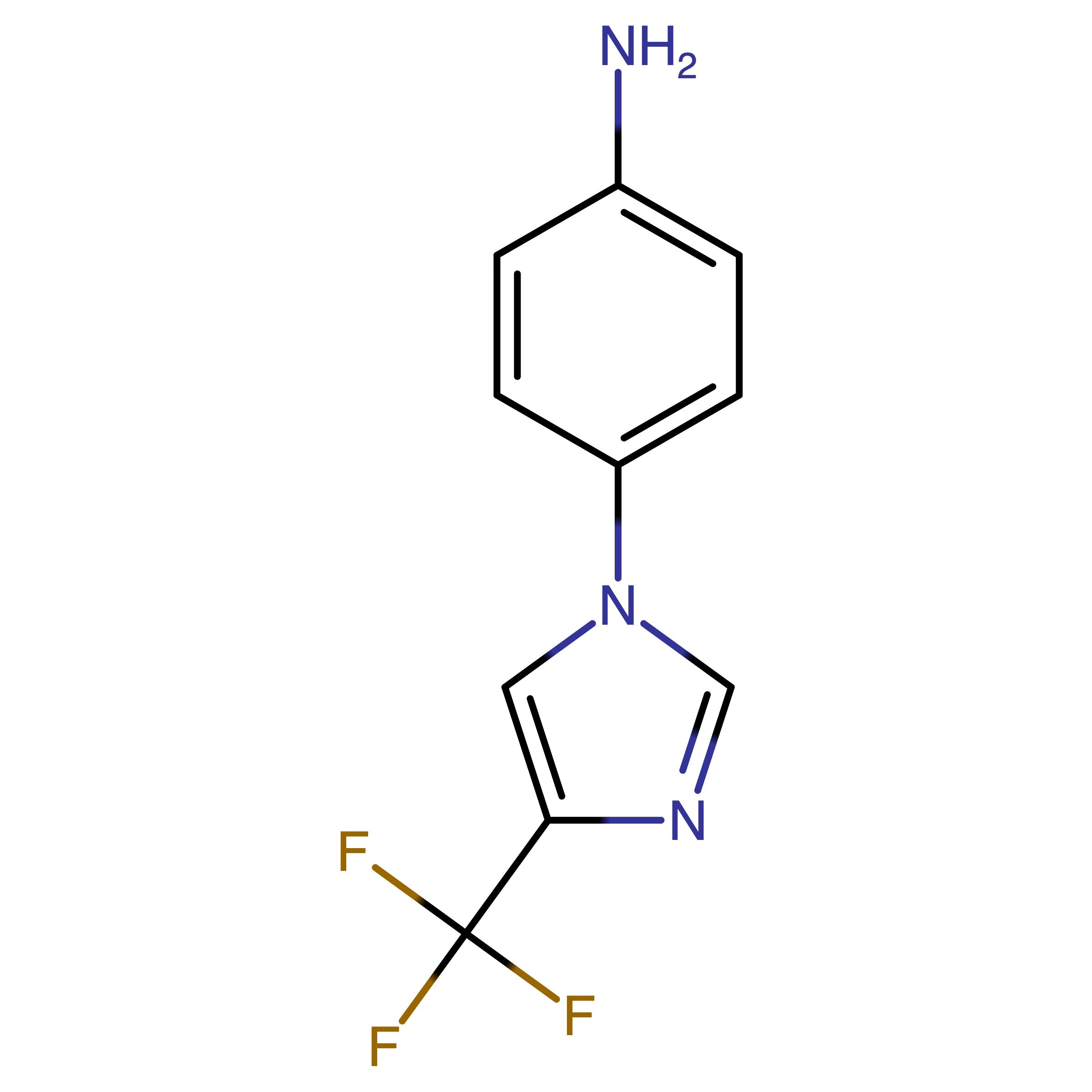 CAS 1393125-59-1 | 4-(4-(Trifluoromethyl)-1H-imidazol-1-yl)aniline