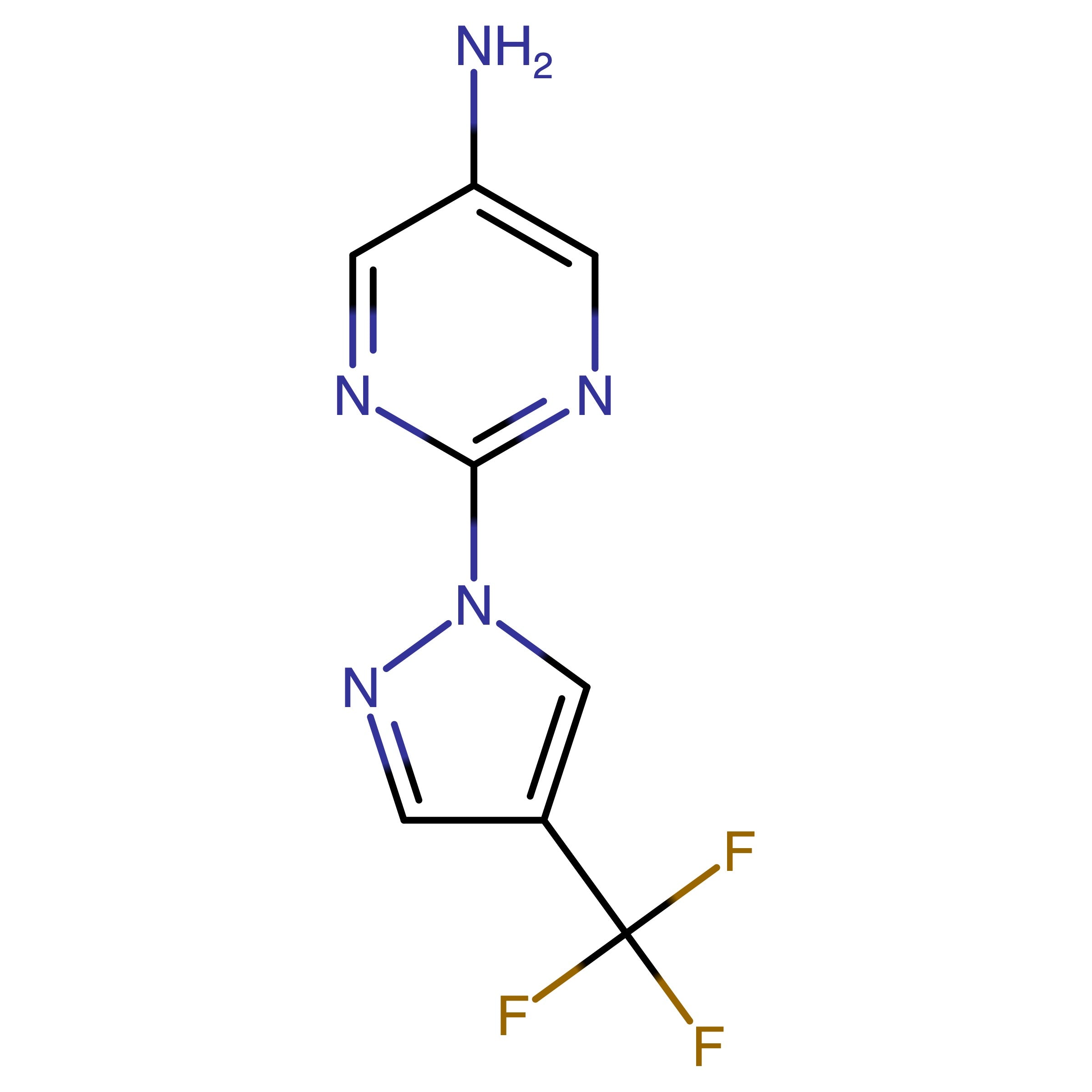 CAS 1339393-40-6 | 2-(4-(Trifluoromethyl)-1H-pyrazol-1-yl)pyrimidin-5-amine