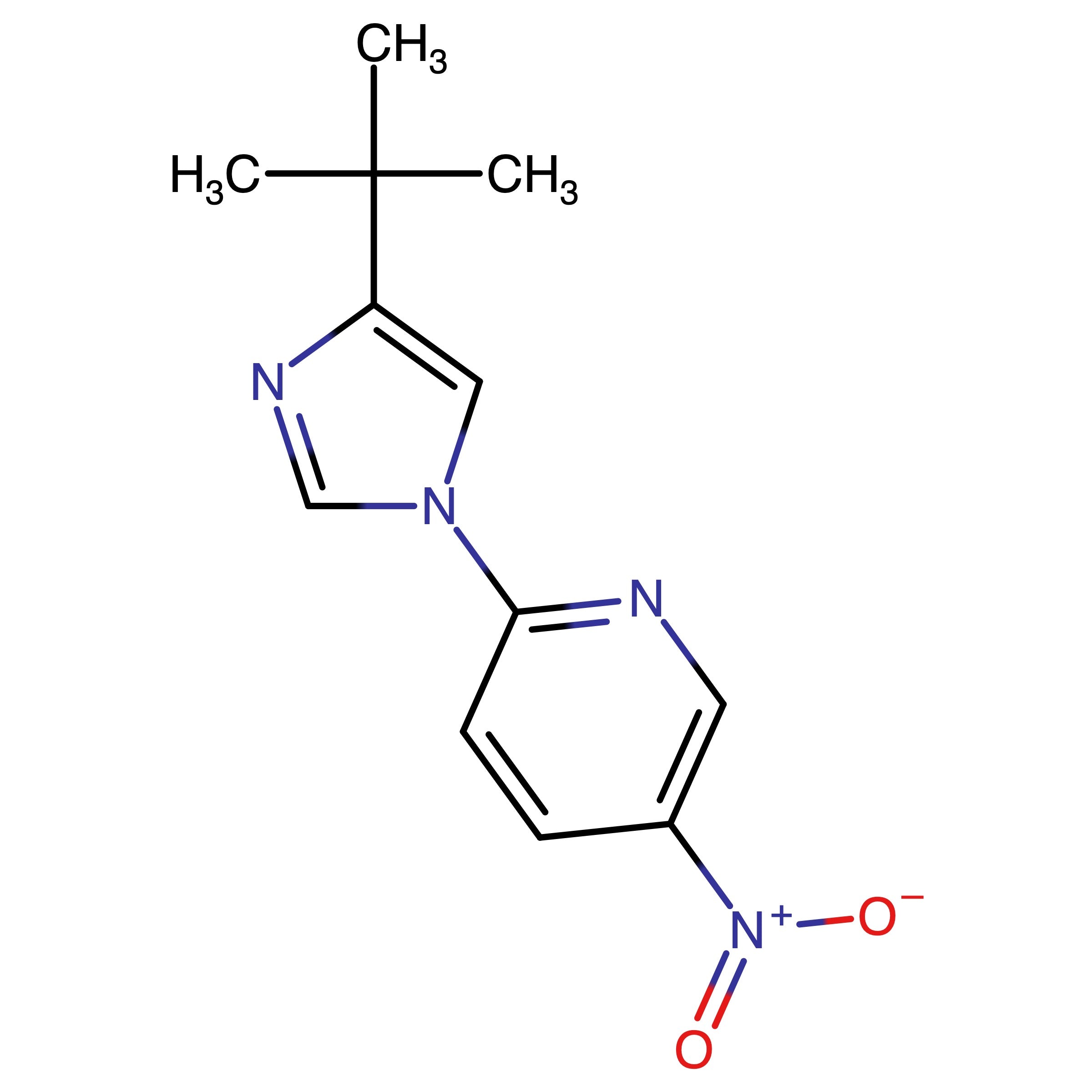CAS 1393125-83-1 | 2-(4-(tert-Butyl)-1H-imidazol-1-yl)-5-nitropyridine