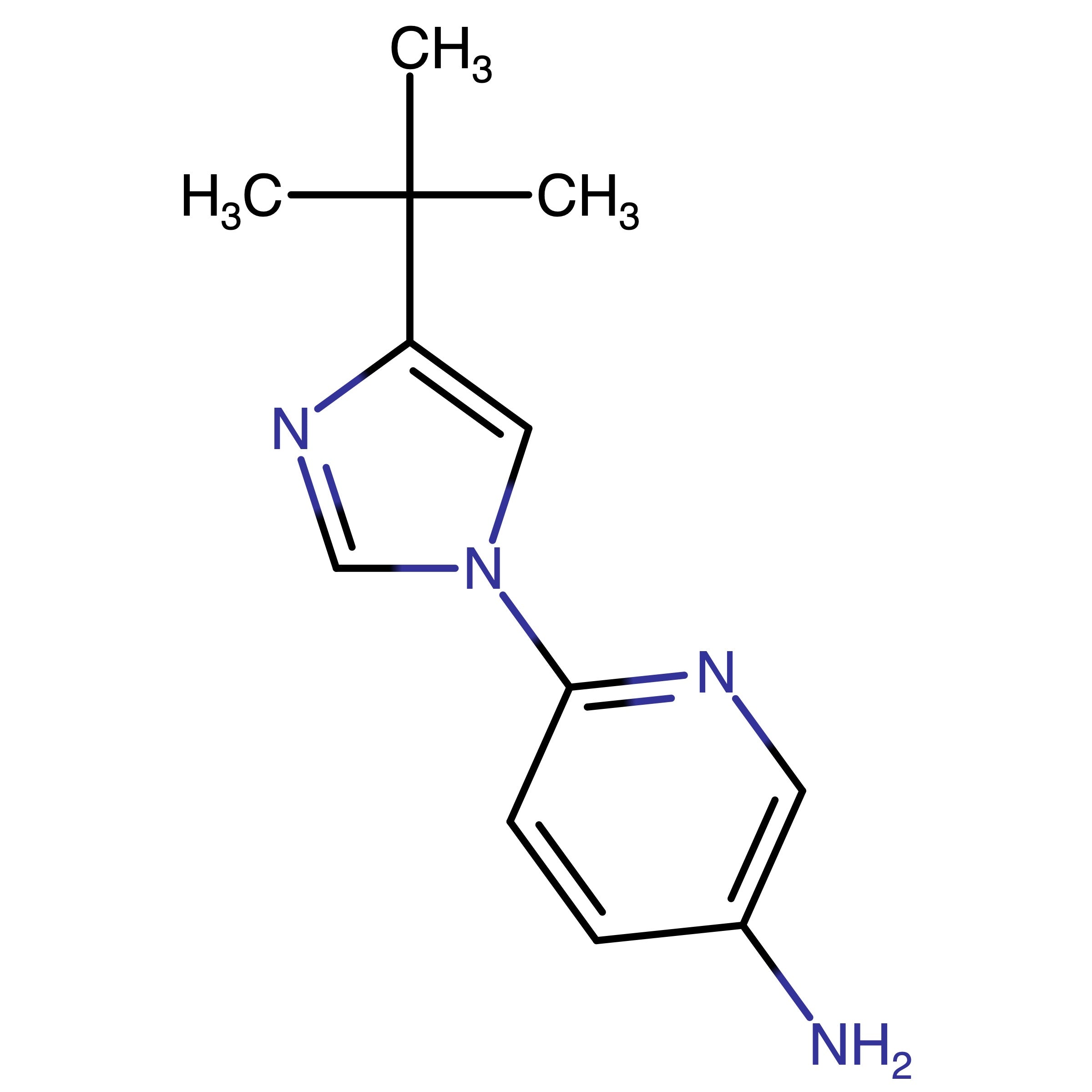 CAS 1393125-84-2 | 6-(4-(tert-Butyl)-1H-imidazol-1-yl)pyridin-3-amine