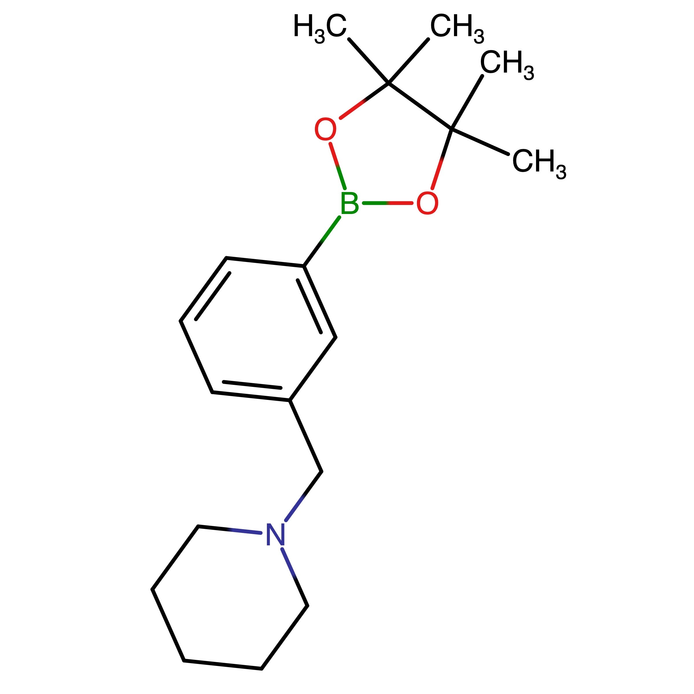 CAS 859833-21-9 | 1-[[3-(4,4,5,5-Tetramethyl-1,3,2-dioxaborolan-2-yl)phenyl]methyl]piperidine | MFCD08435871