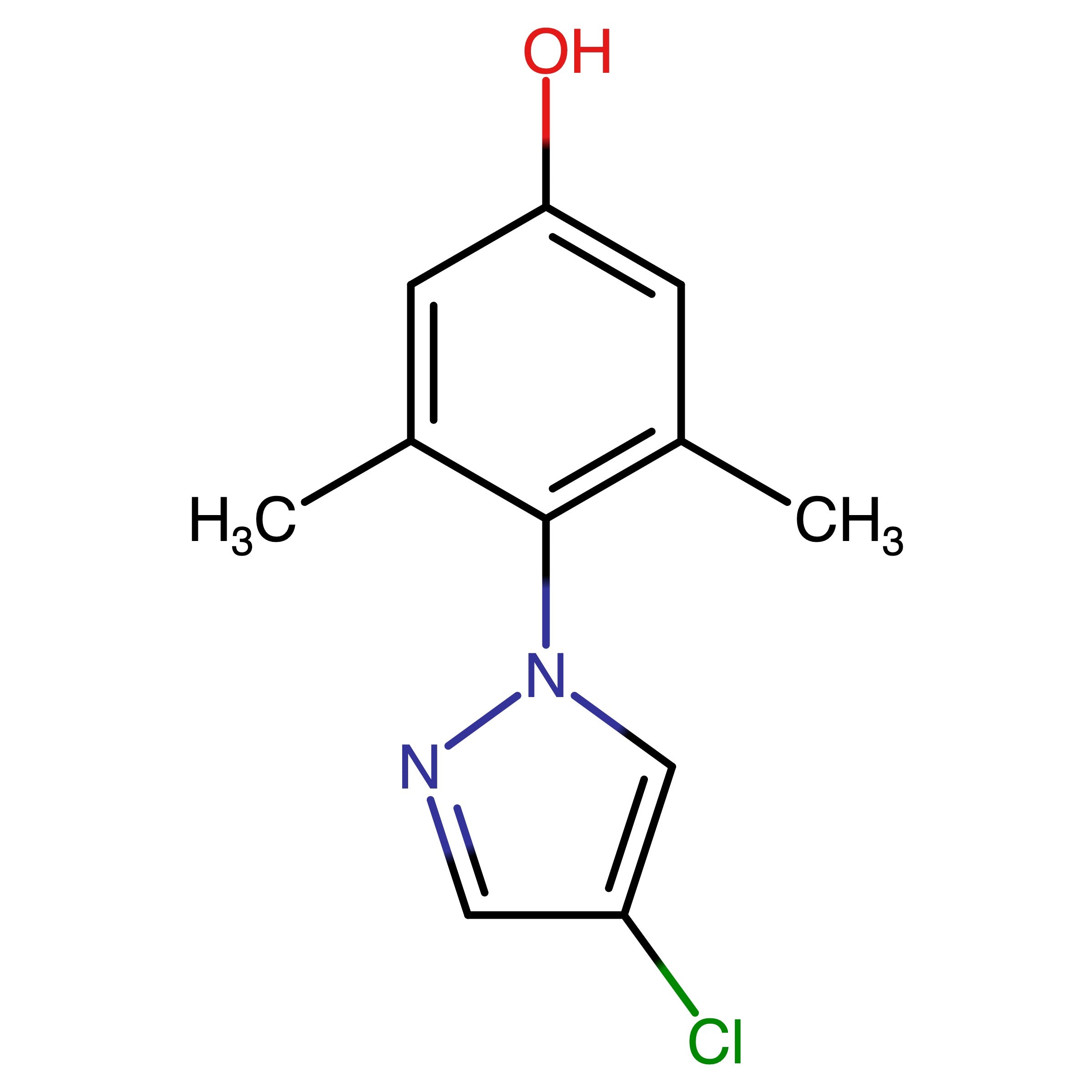 CAS 1393125-89-7 | 4-(4-Chloro-1H-pyrazol-1-yl)-3,5-dimethylphenol