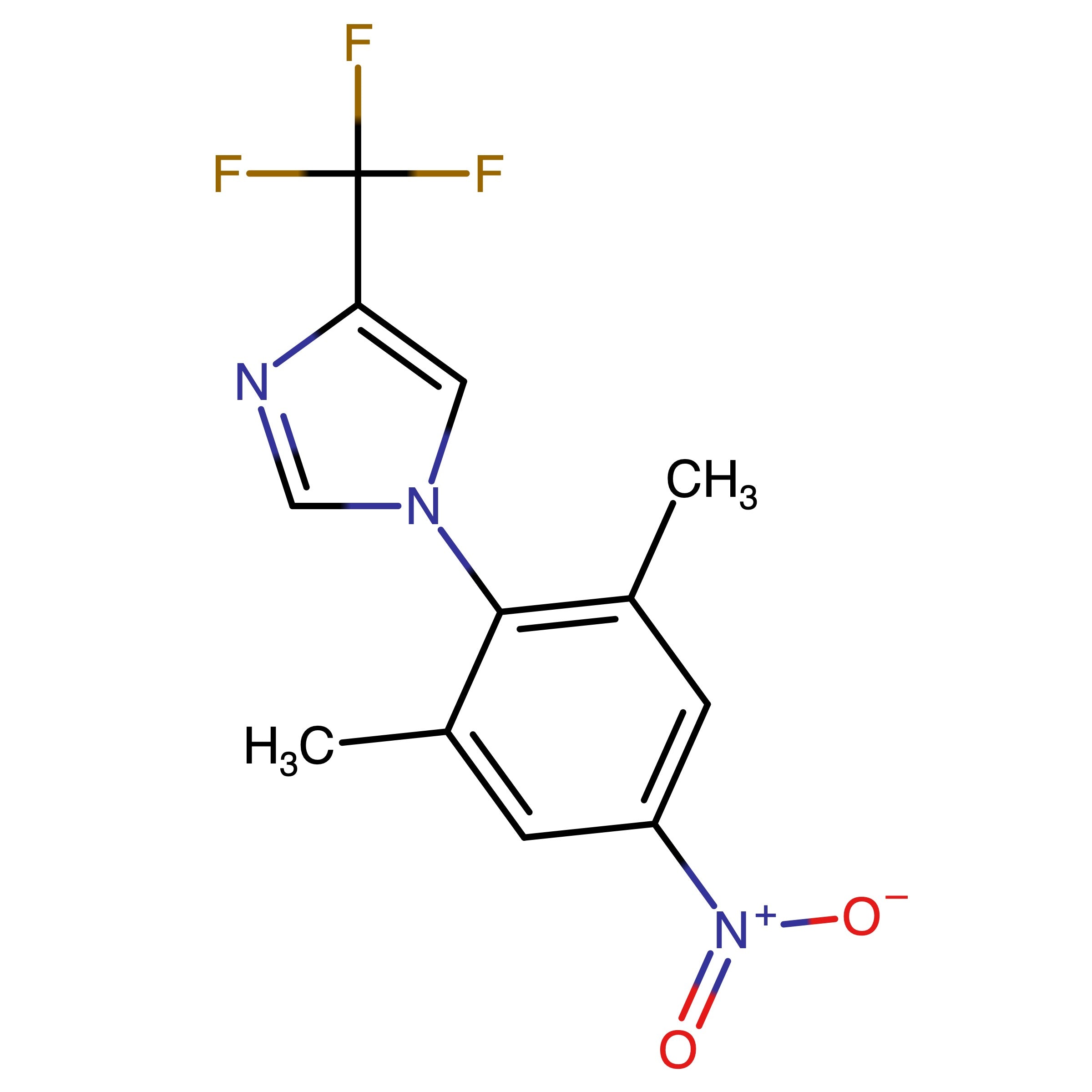 CAS 1393125-91-1 | 1-(2,6-Dimethyl-4-nitrophenyl)-4-(trifluoromethyl)-1H-imidazole