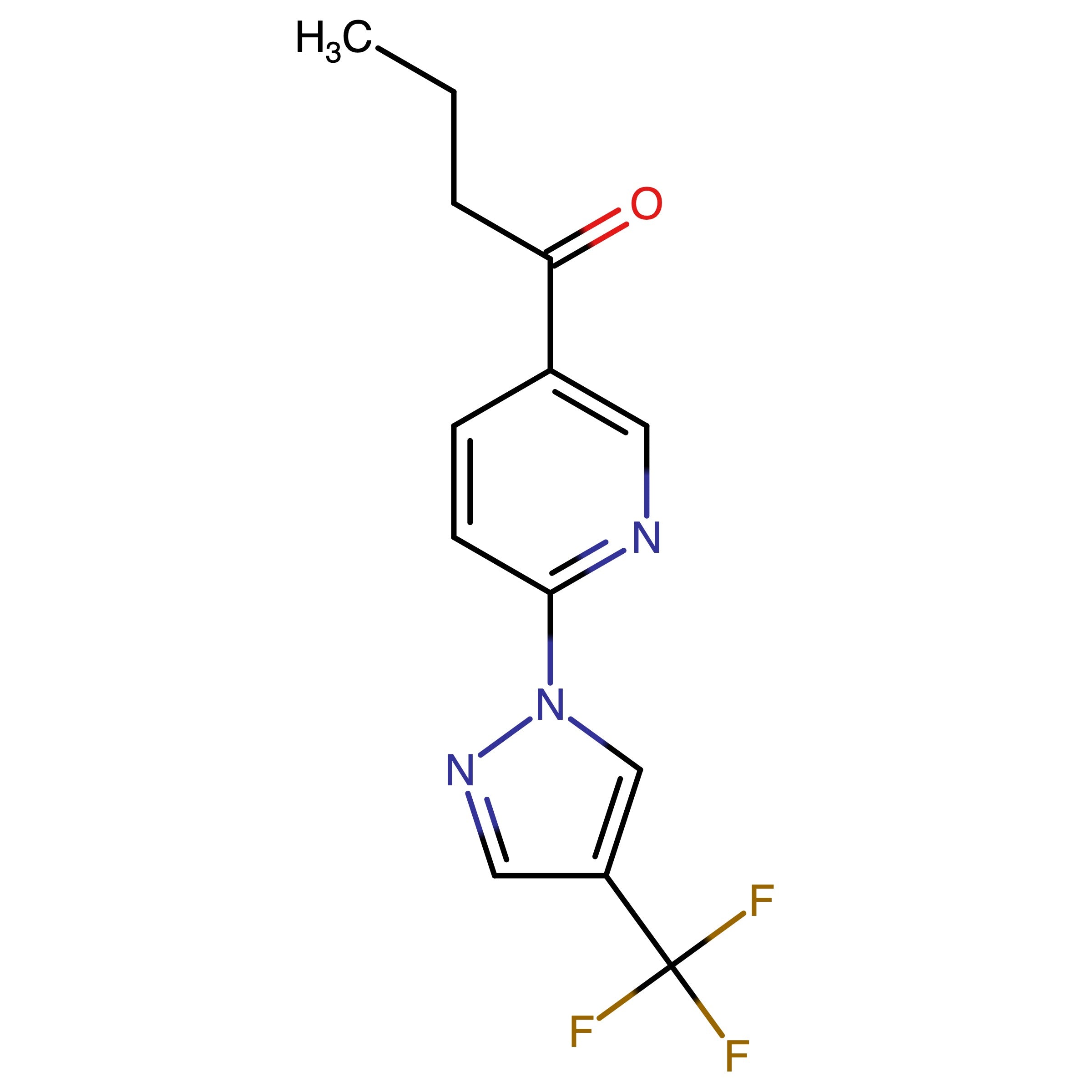 CAS 1393126-52-7 | 1-(6-(4-(Trifluoromethyl)-1H-pyrazol-1-yl)pyridin-3-yl)butan-1-one
