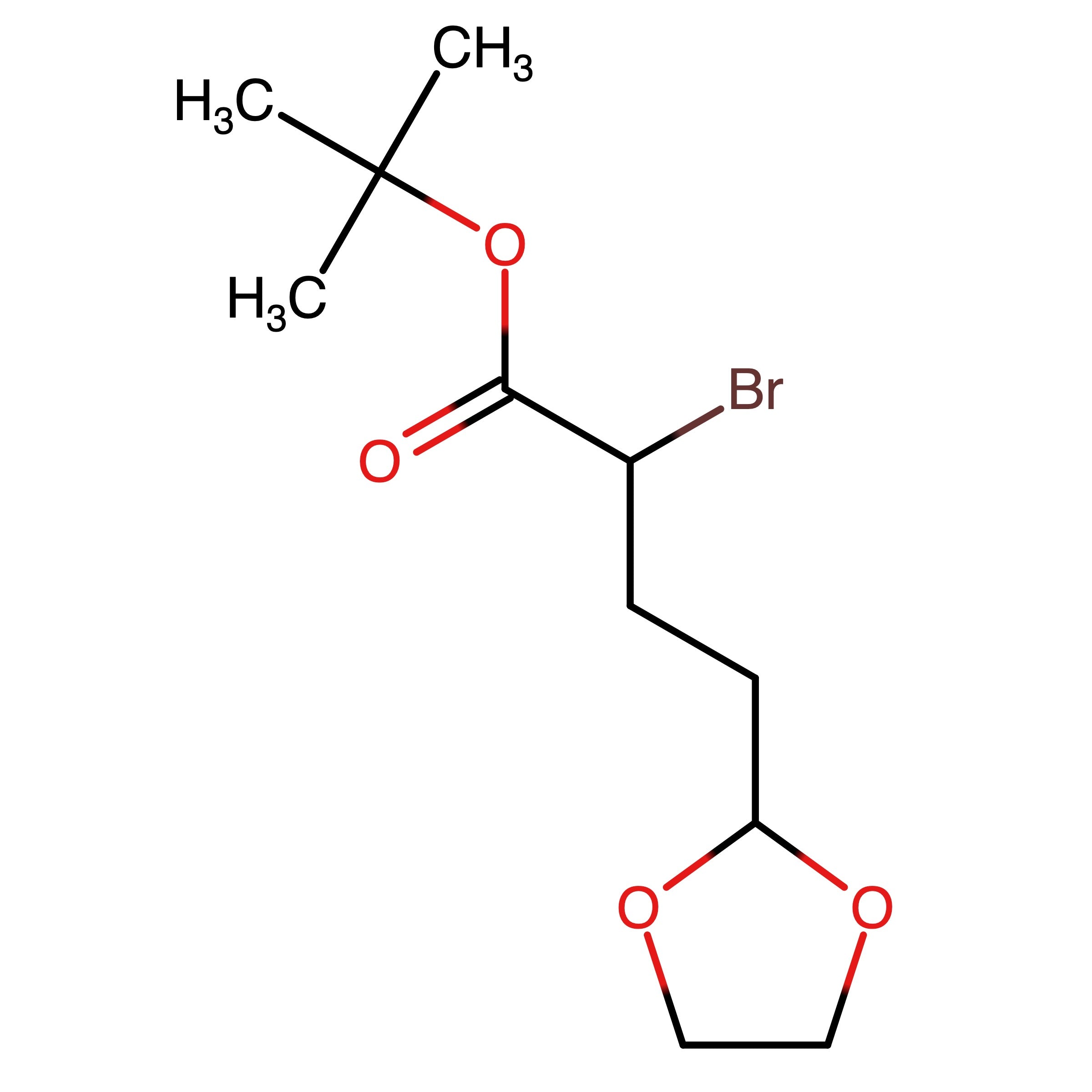 CAS 3024783-26-1 | tert-Butyl 2-bromo-4-(1,3-dioxolan-2-yl)butanoate