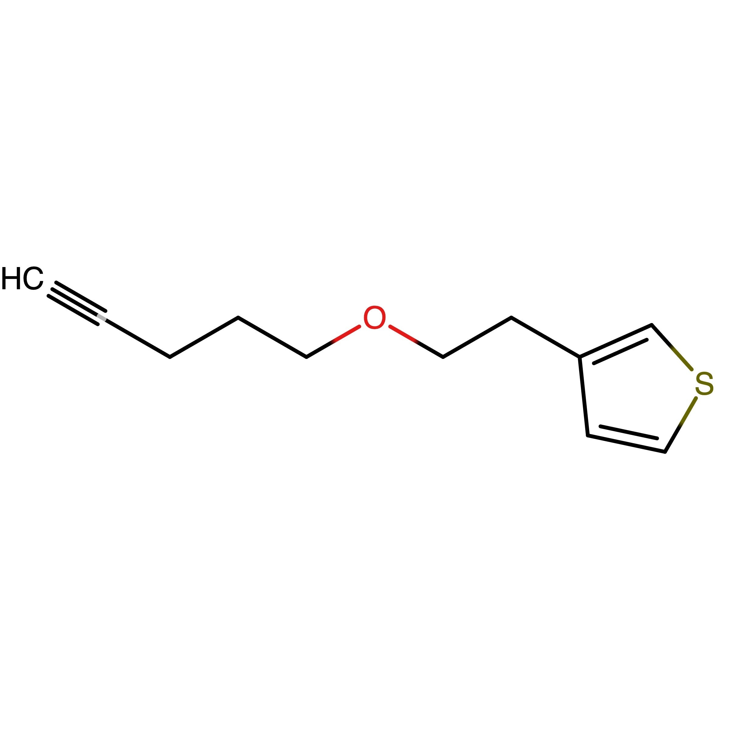 CAS 3024783-21-6 | 3-(2-(Pent-4-yn-1-yloxy)ethyl)thiophene