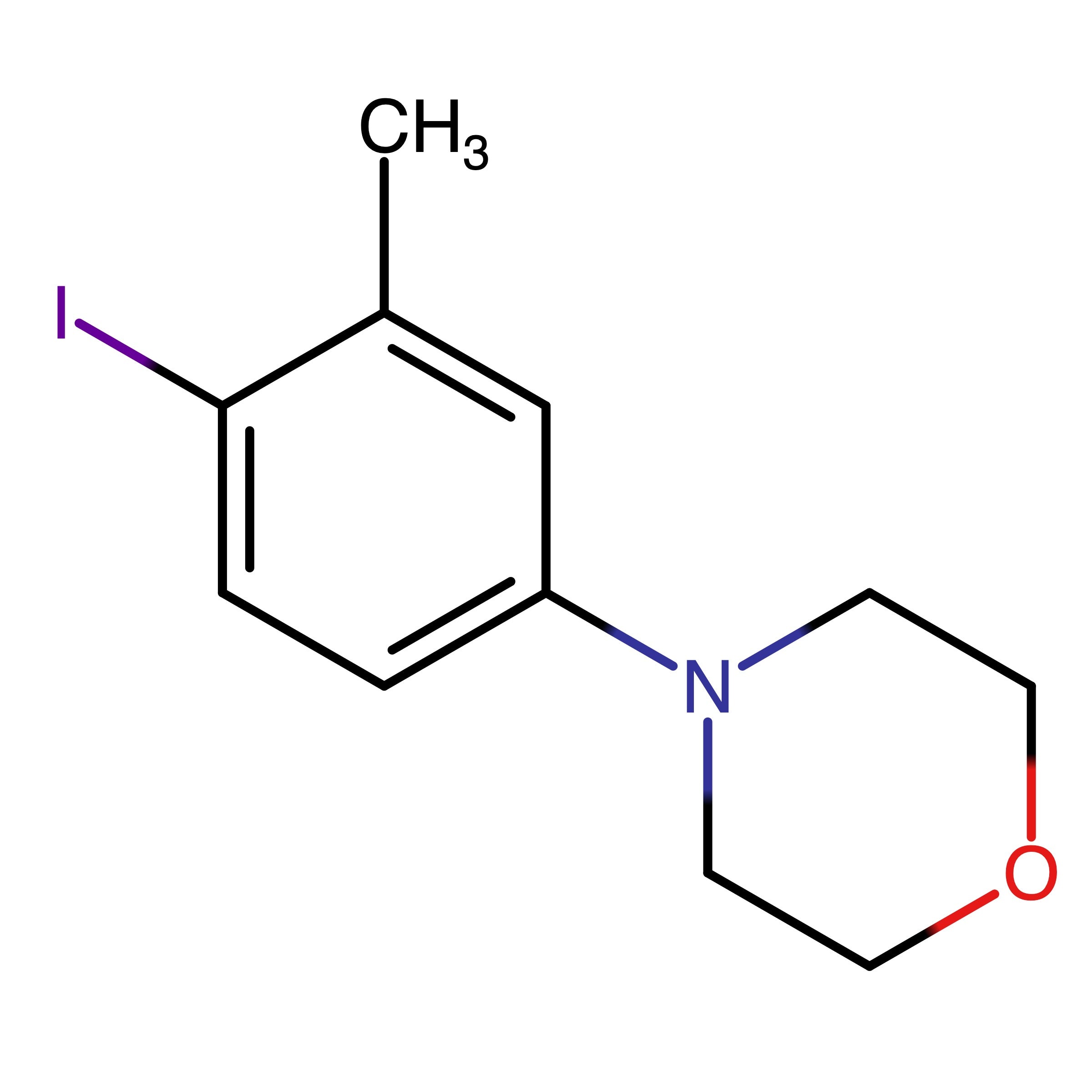 CAS 1808175-49-6 | 4-(4-Iodo-3-methylphenyl)morpholine