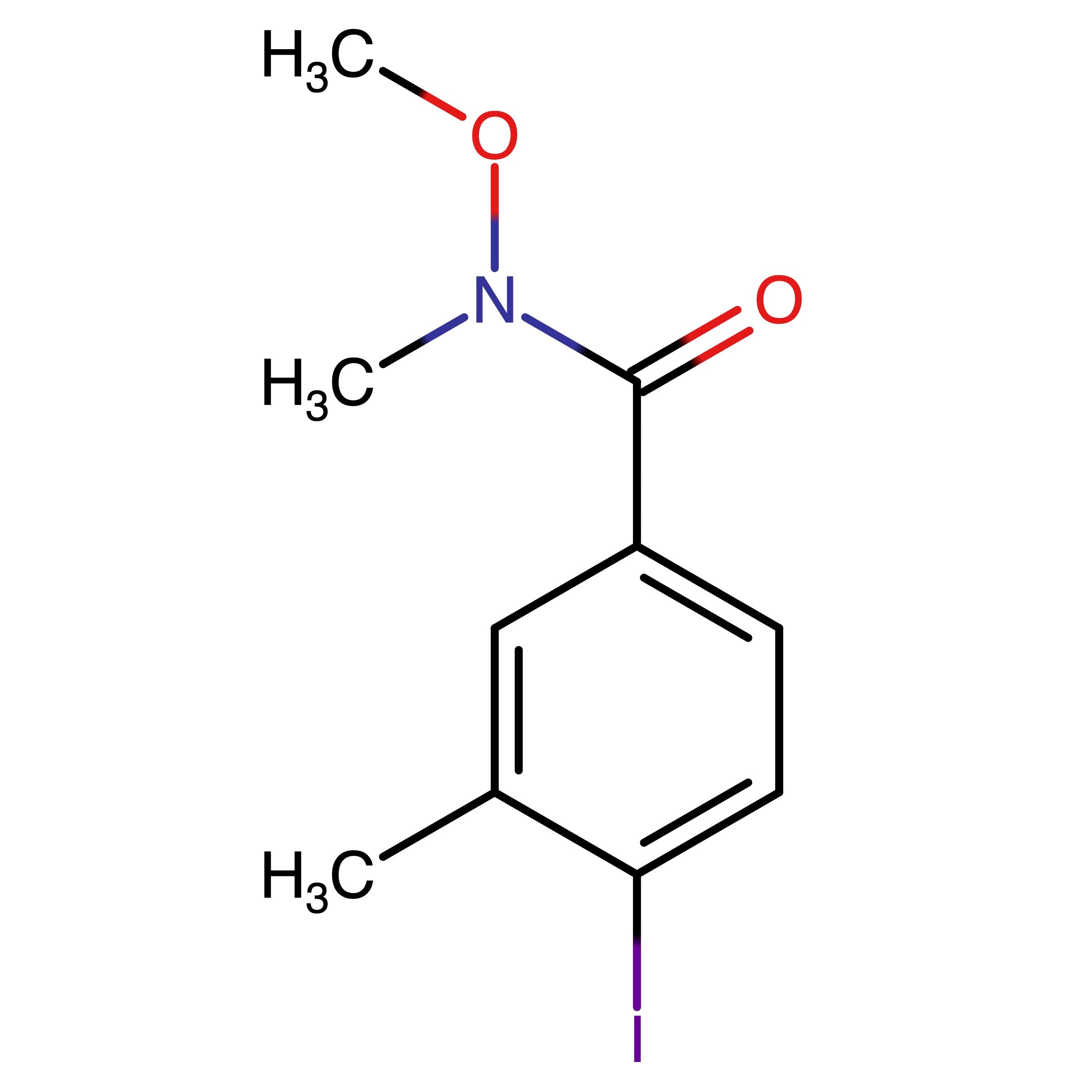 CAS 1257222-61-9 | 4-Iodo-N-methoxy-N,3-dimethylbenzamide