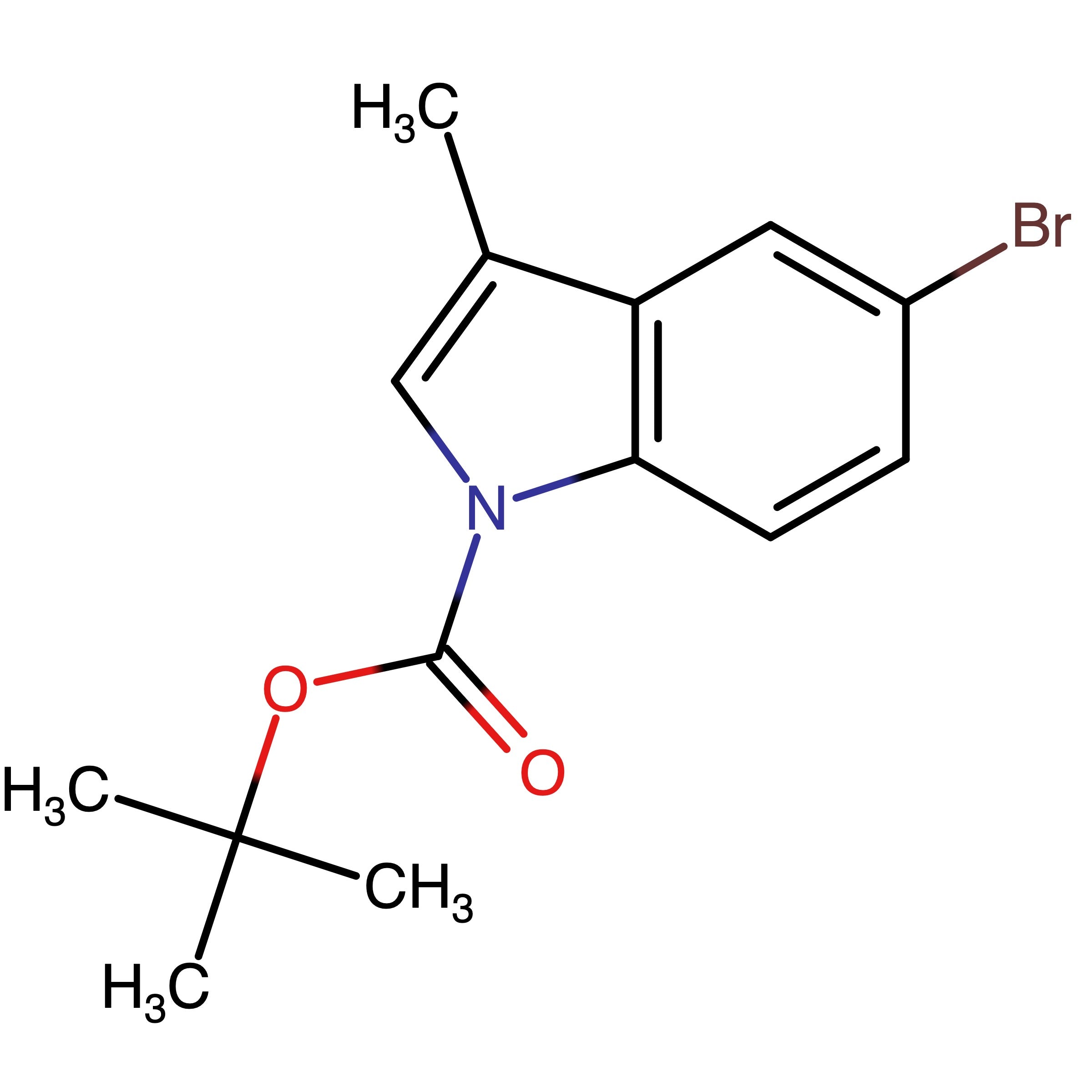 CAS 434960-23-3 | tert-Butyl 5-bromo-3-methyl-1H-indole-1-carboxylate
