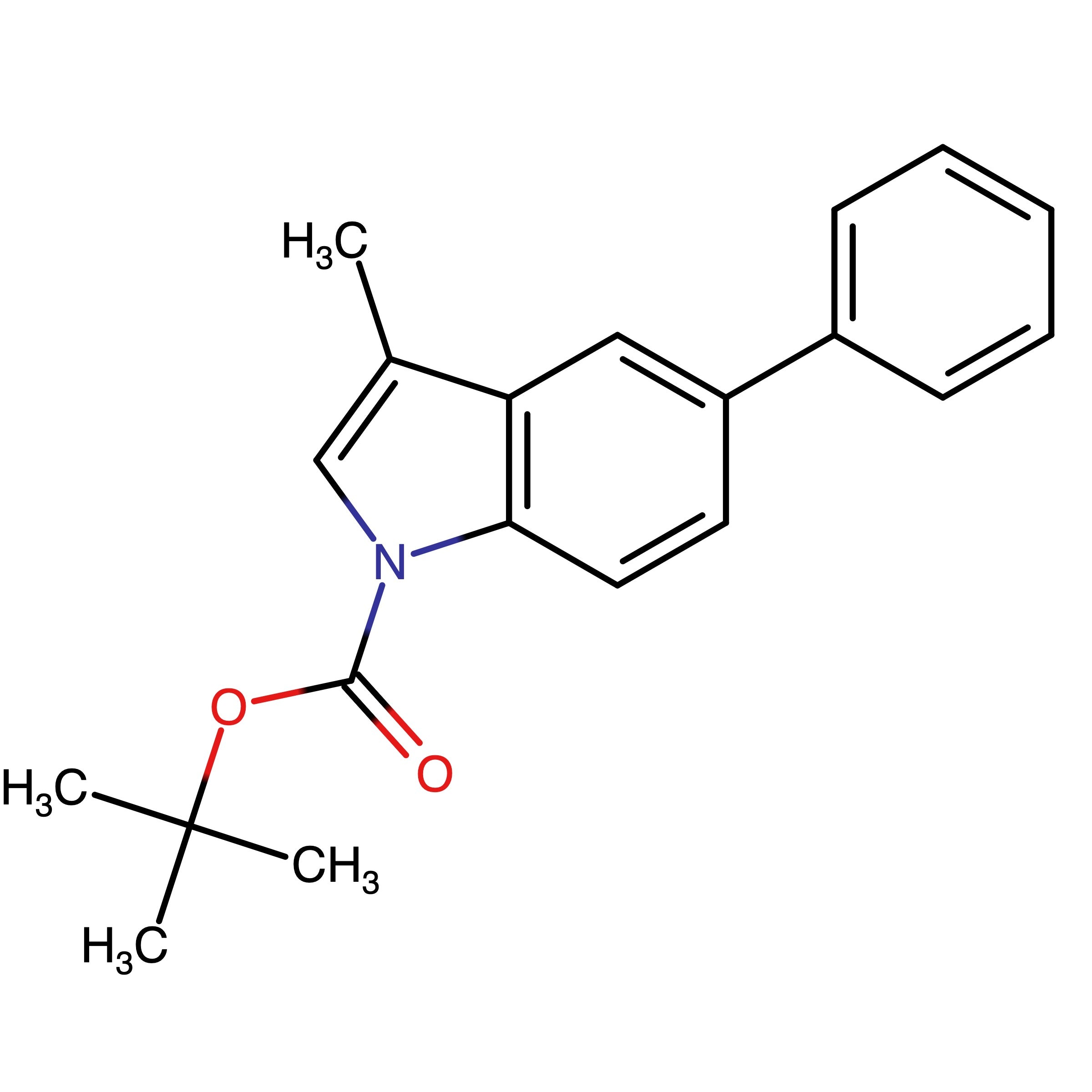 CAS 2946737-88-6 | tert-Butyl 3-methyl-5-phenyl-1H-indole-1-carboxylate