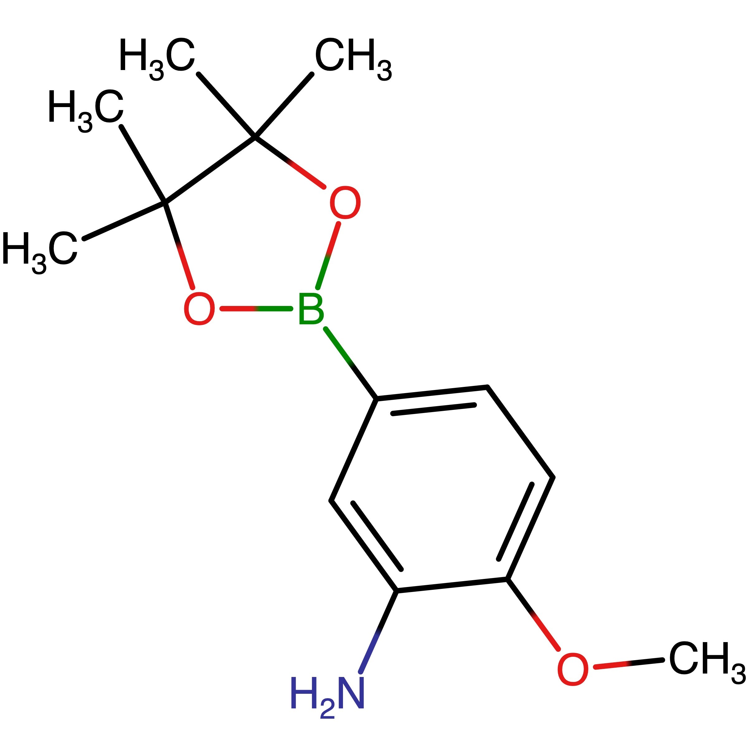 CAS 1000339-10-5 | 2-Methoxy-5-(4,4,5,5-tetramethyl-1,3,2-dioxaborolan-2-yl)benzenamine | MFCD16996341