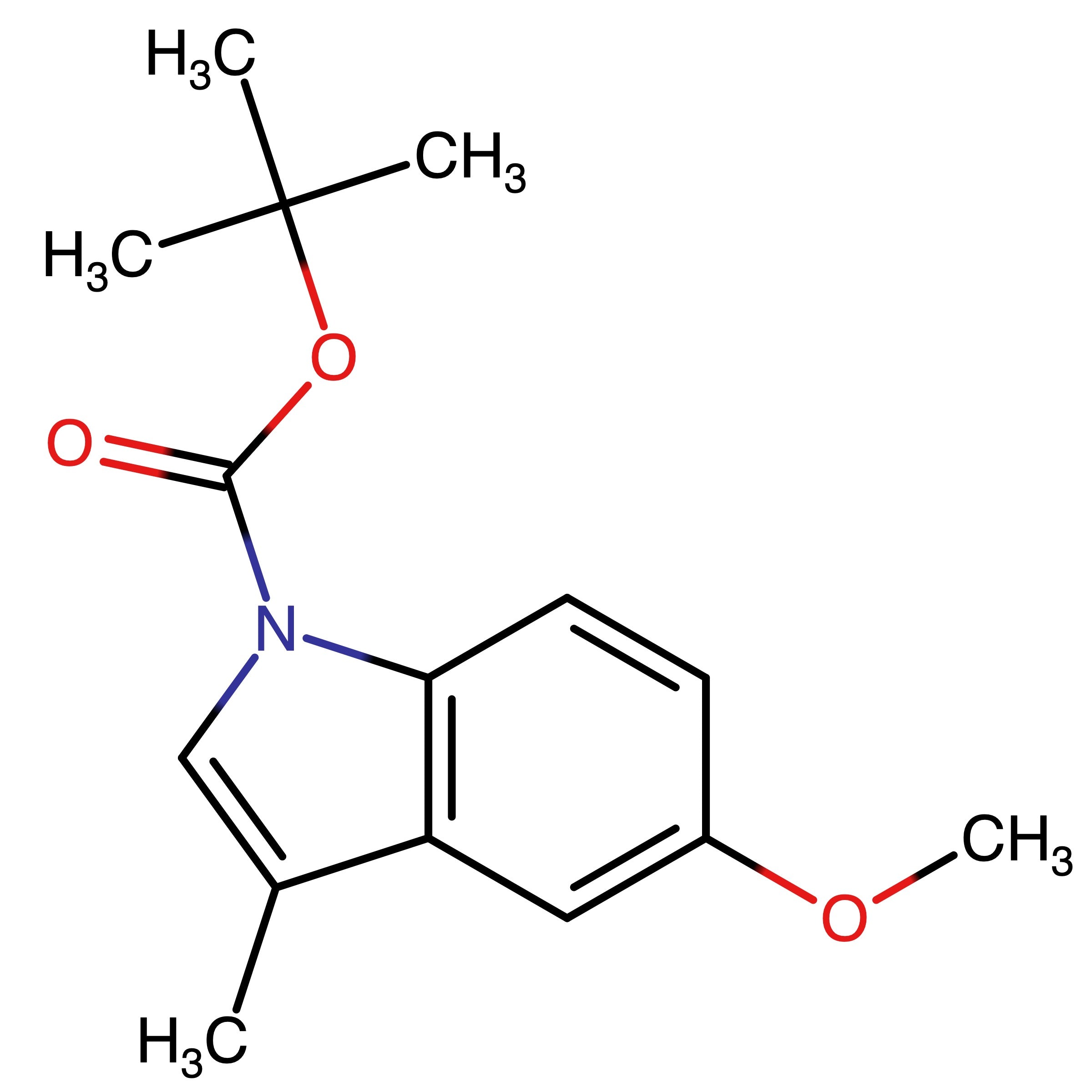 CAS 168143-70-2 | tert-Butyl 5-methoxy-3-methyl-1H-indole-1-carboxylate