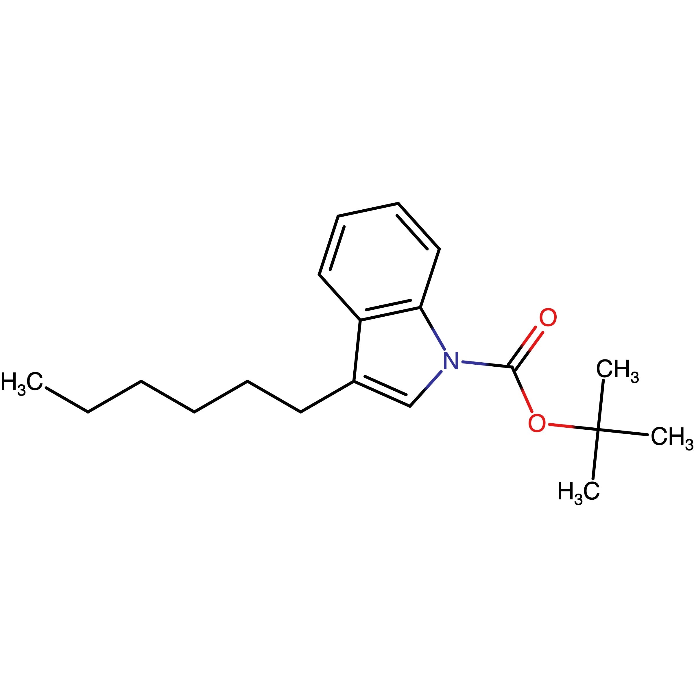 CAS 2946737-90-0 | tert-Butyl 3-hexyl-1H-indole-1-carboxylate