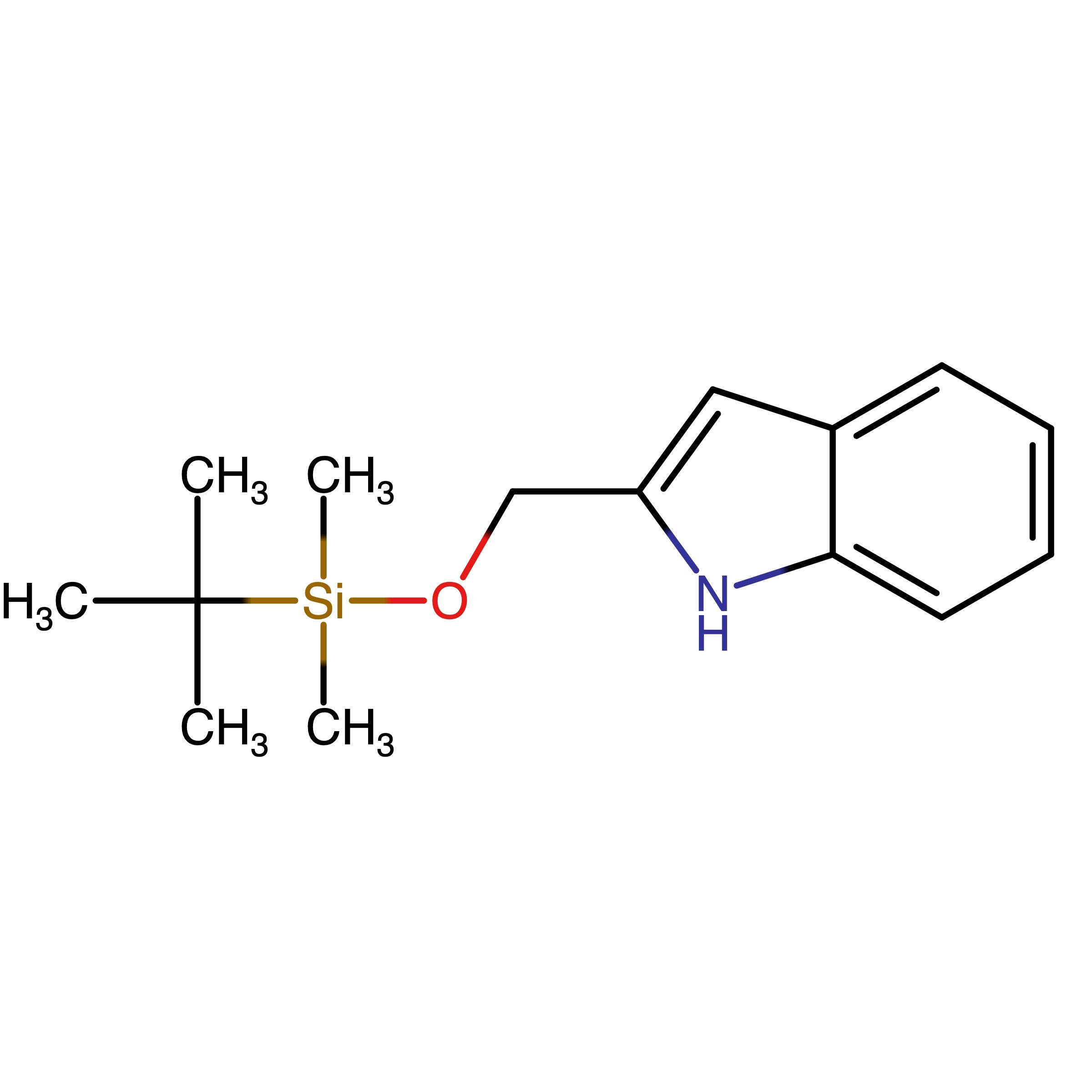 CAS 189512-08-1 | 2-(((tert-Butyldimethylsilyl)oxy)methyl)-1H-indole | MFCD32666496
