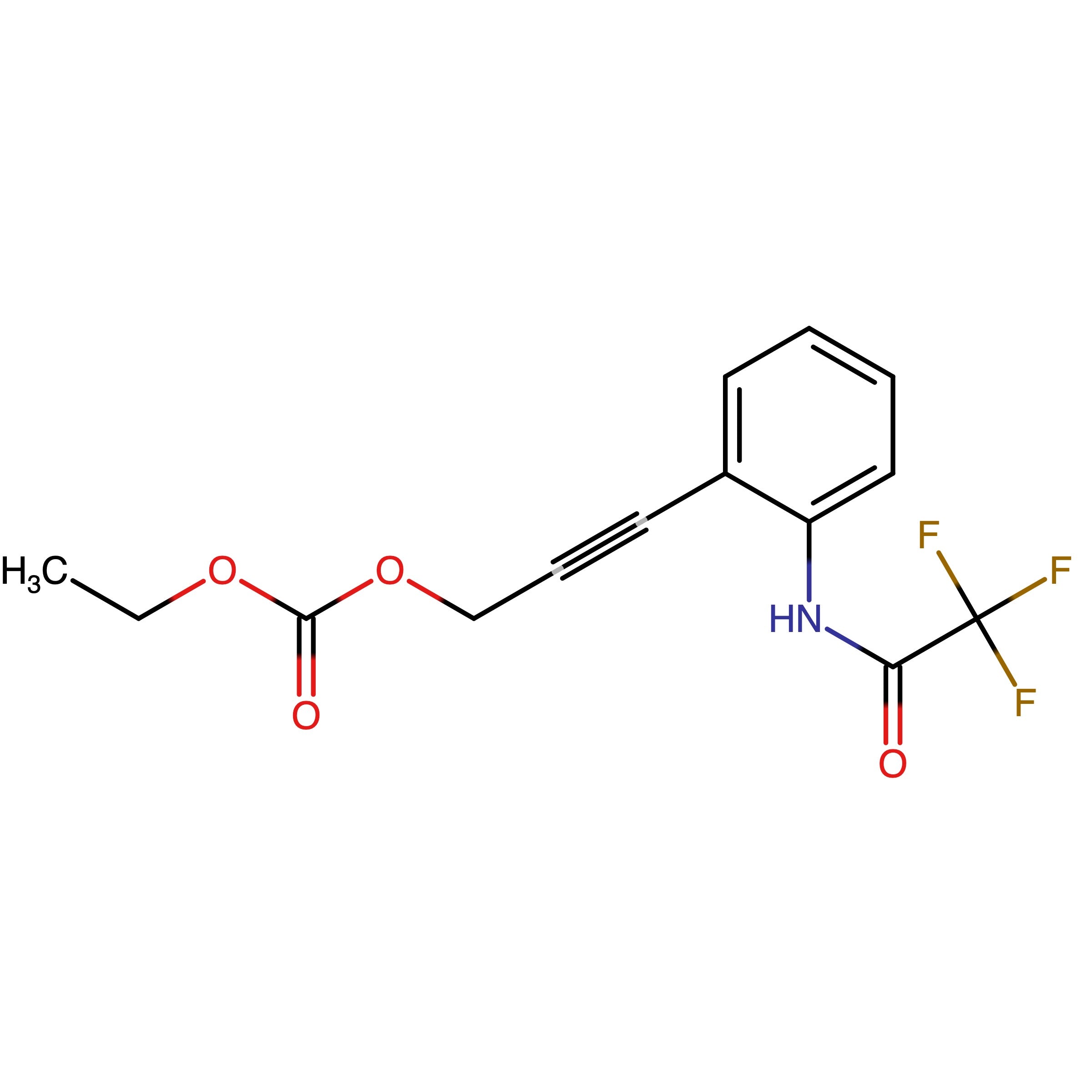 CAS 889868-60-4 | Ethyl (3-(2-(2,2,2-trifluoroacetamido)phenyl)prop-2-yn-1-yl) carbonate
