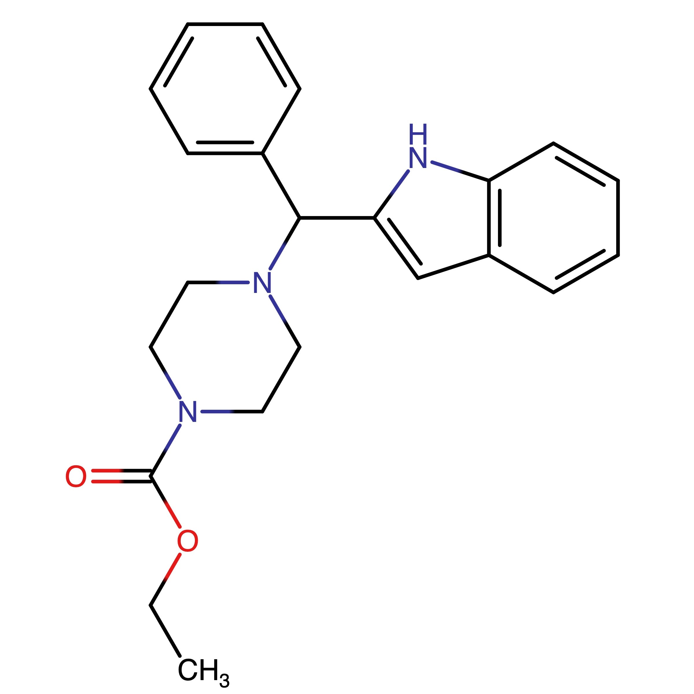 CAS 1196834-79-3 | Ethyl 4-((1H-indol-2-yl)(phenyl)methyl)piperazine-1-carboxylate