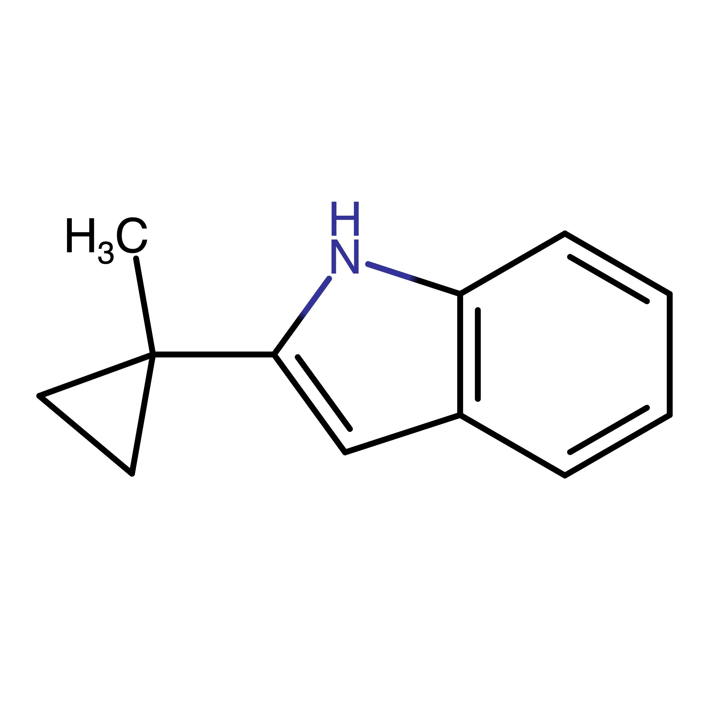 CAS 480436-43-9 | 2-(1-Methylcyclopropyl)-1H-indole